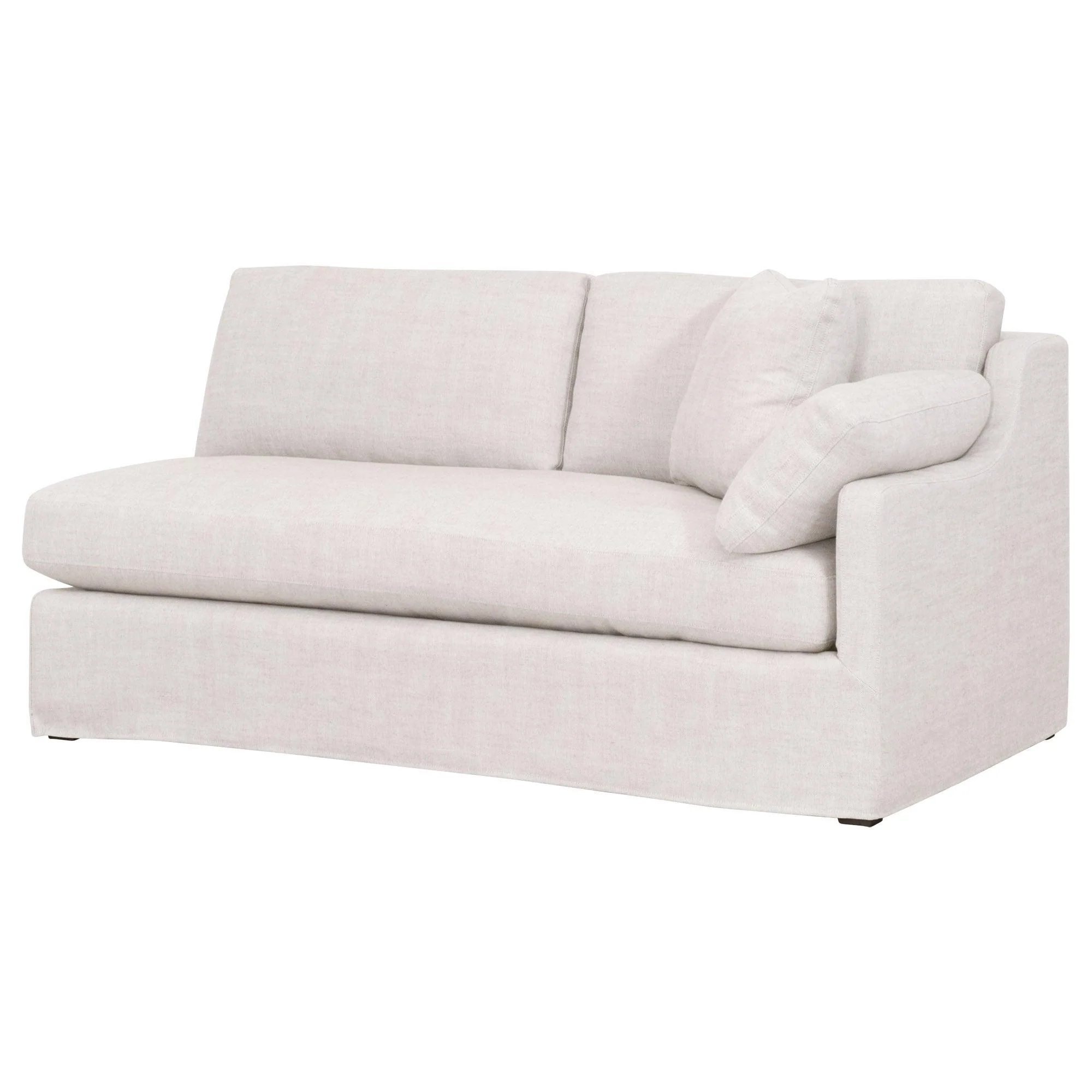Lena Modular Slipcover 2-Seat Right Slope Arm Sofa - Frankwebs