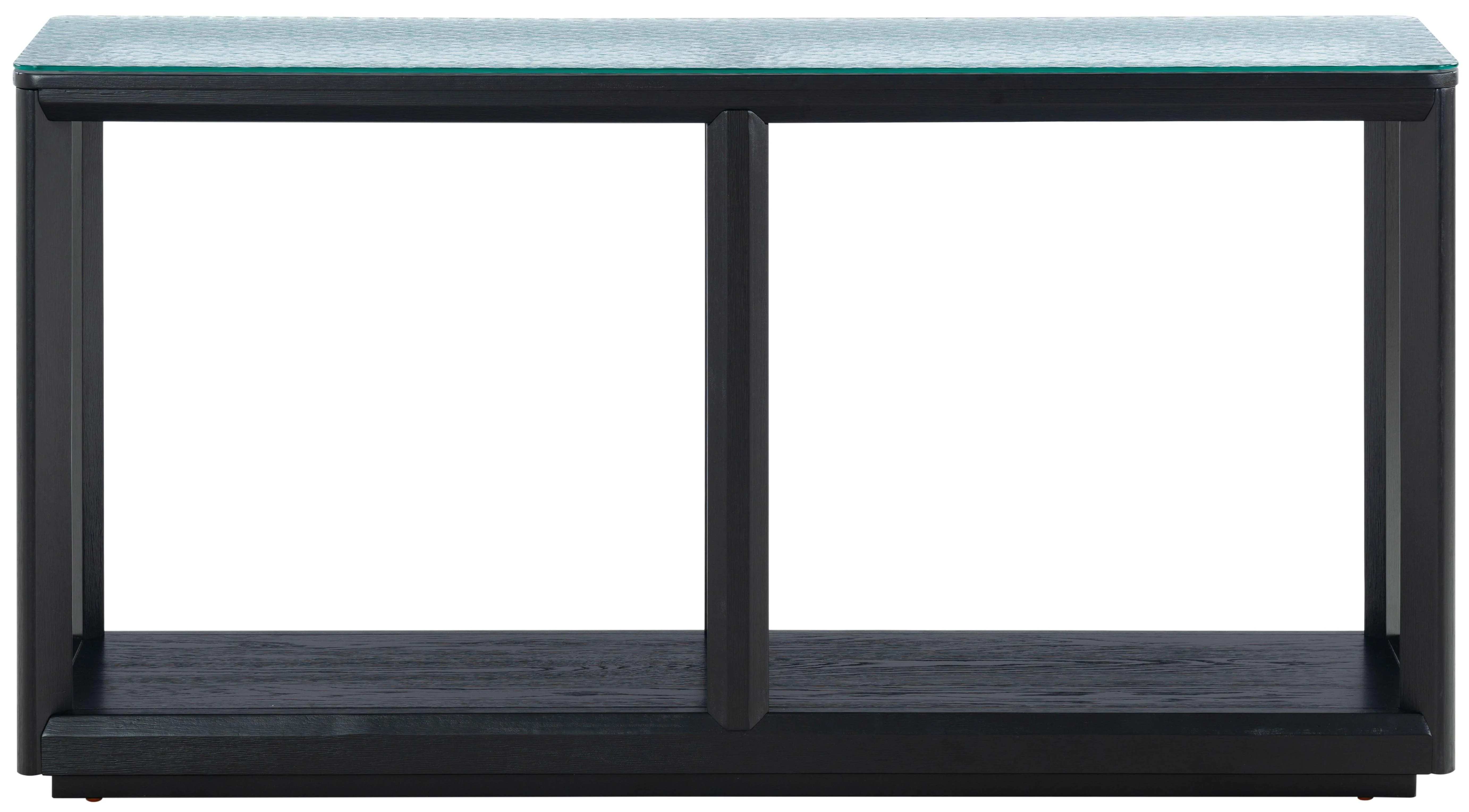 BENECARLO GLASS TOP CONSOLE TABLE - Frankwebs