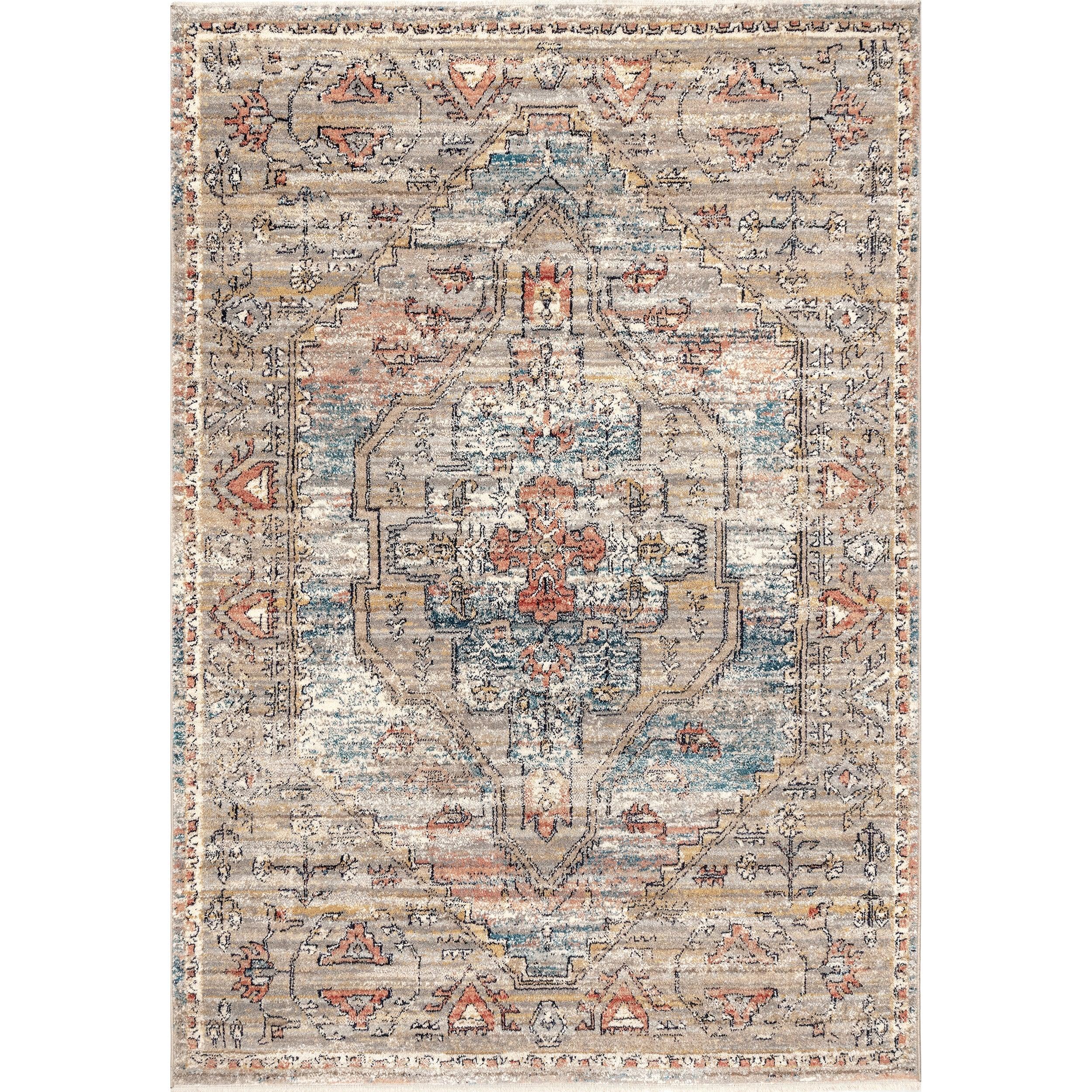 Marley Traditional Medallion Fringe Area Rug - Frankwebs