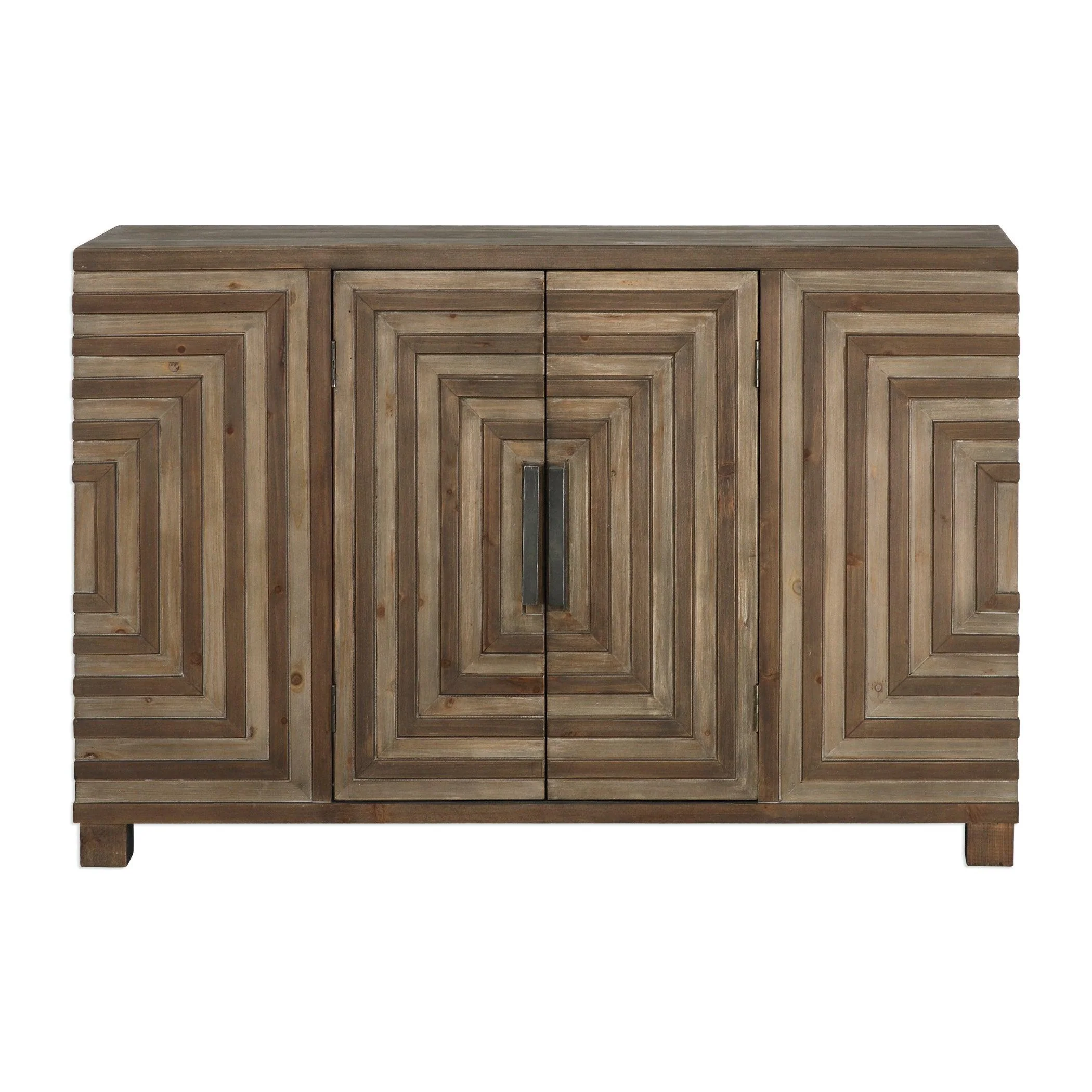 Layton Geometric Console Cabinet - Frankwebs