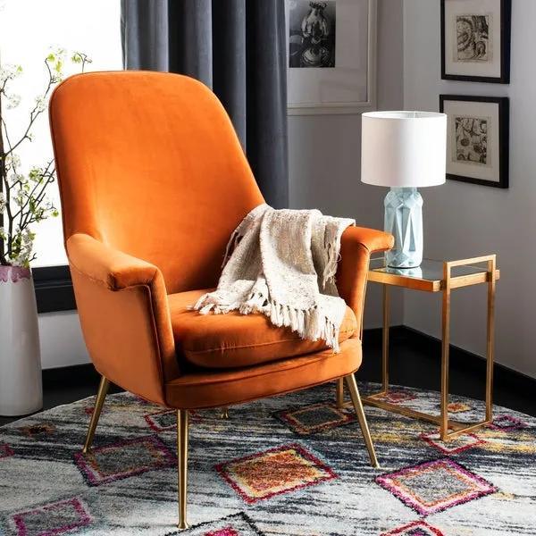 AIMEE VELVET ARM CHAIR - Frankwebs