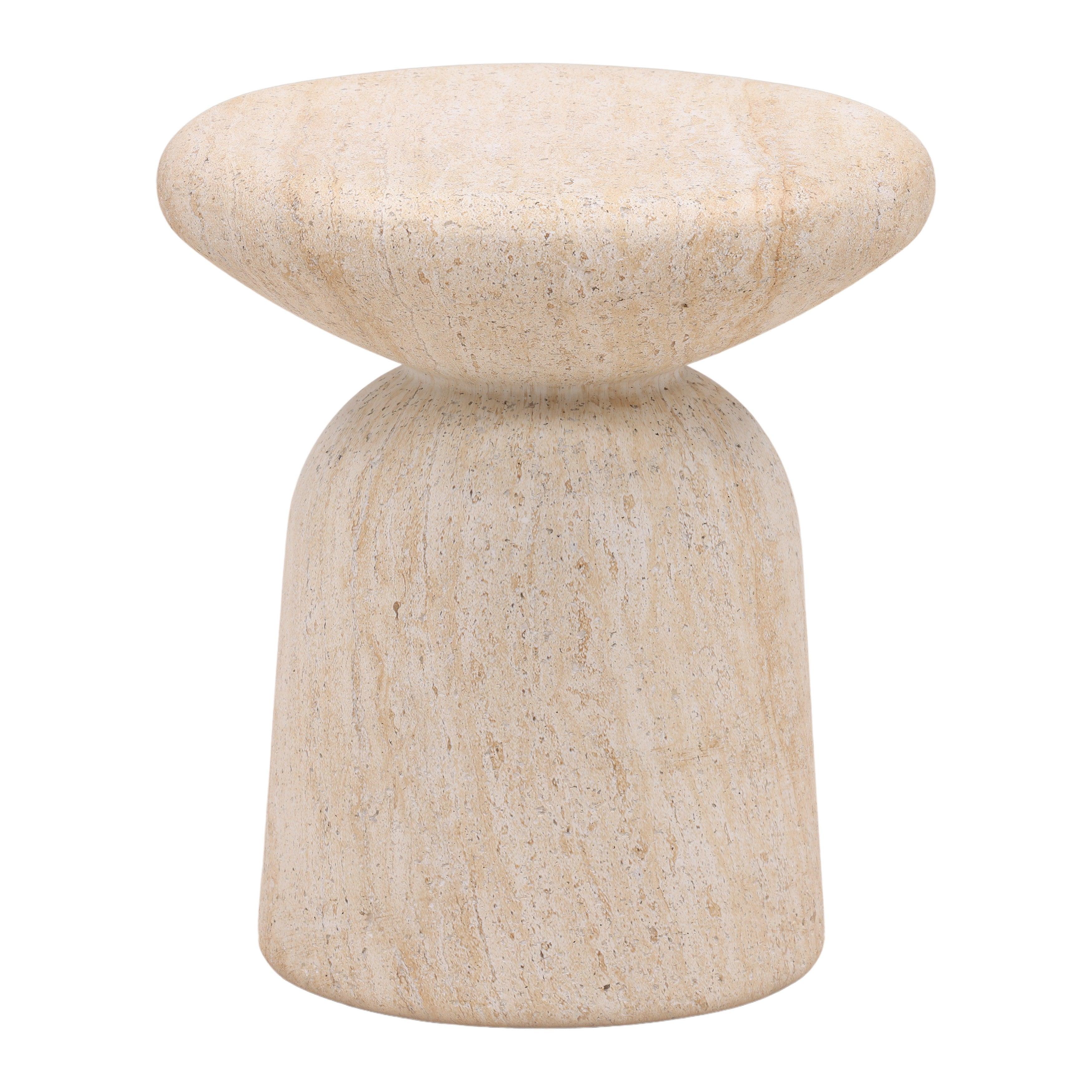 Marcellino Outdoor End Table Natural - Frankwebs
