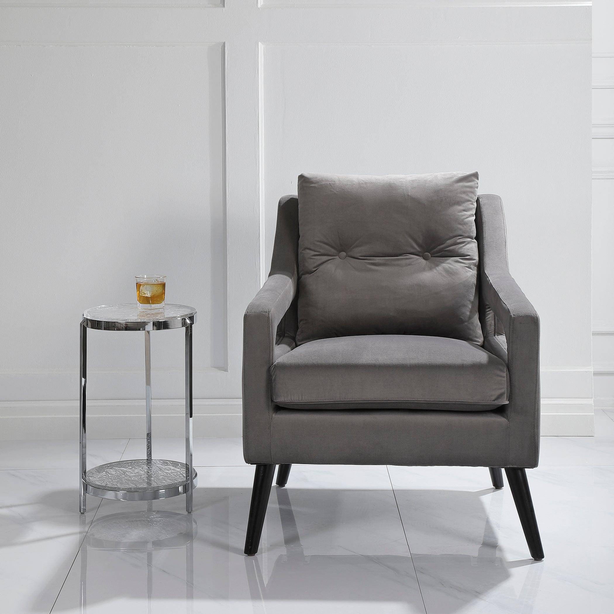 O'Brien Gray Armchair - Frankwebs
