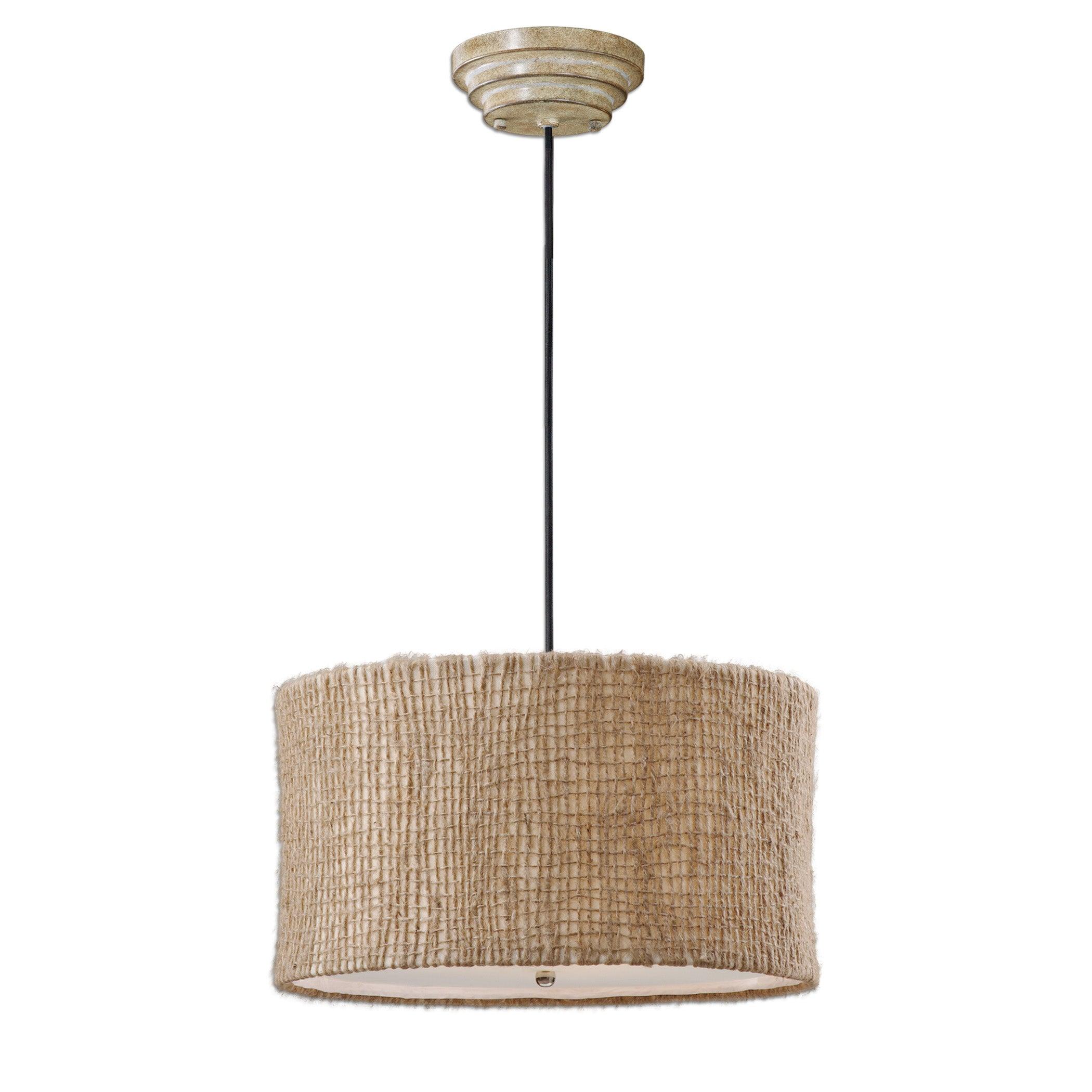 BURLESON 3 LIGHT DRUM PENDANT - Frankwebs
