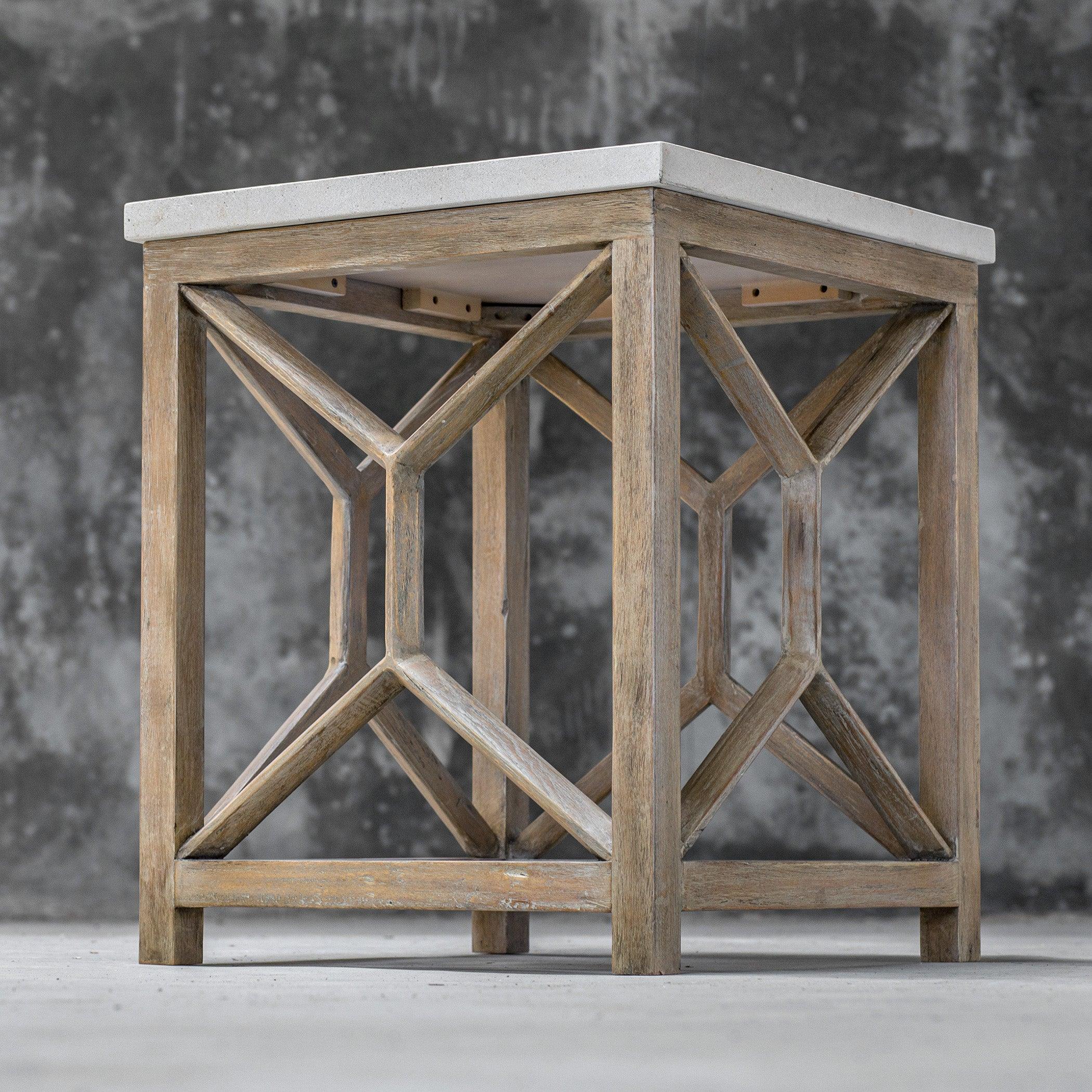 Catali Stone End Table - Frankwebs