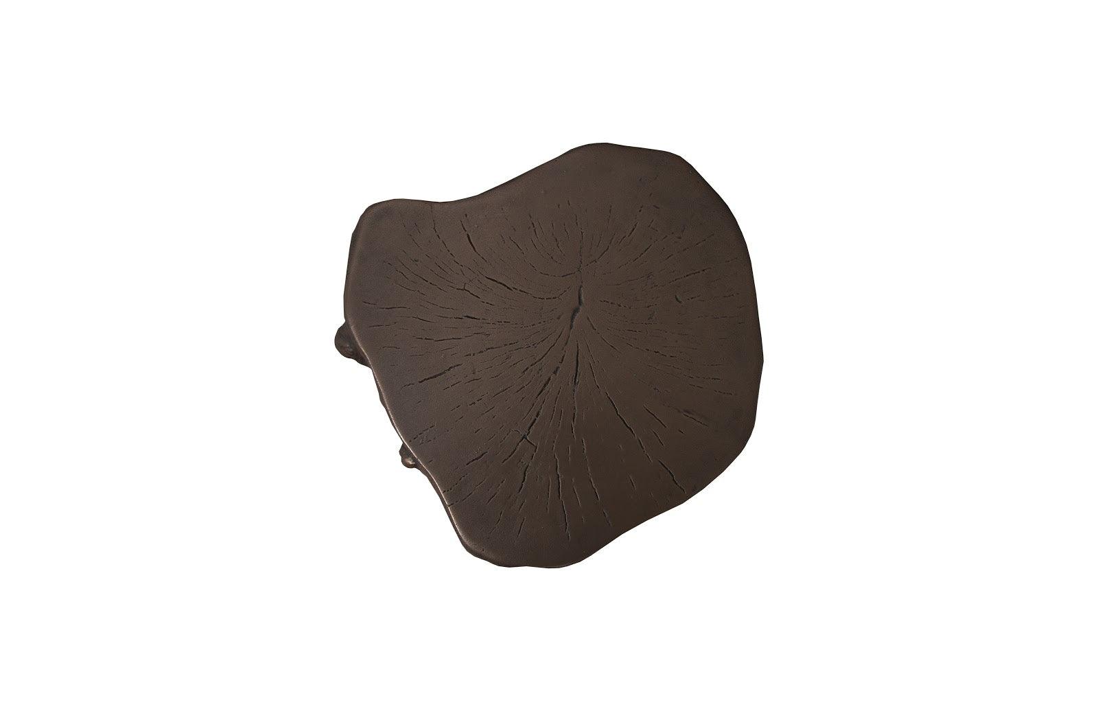 Log Stool, Bronze, SM - Frankwebs