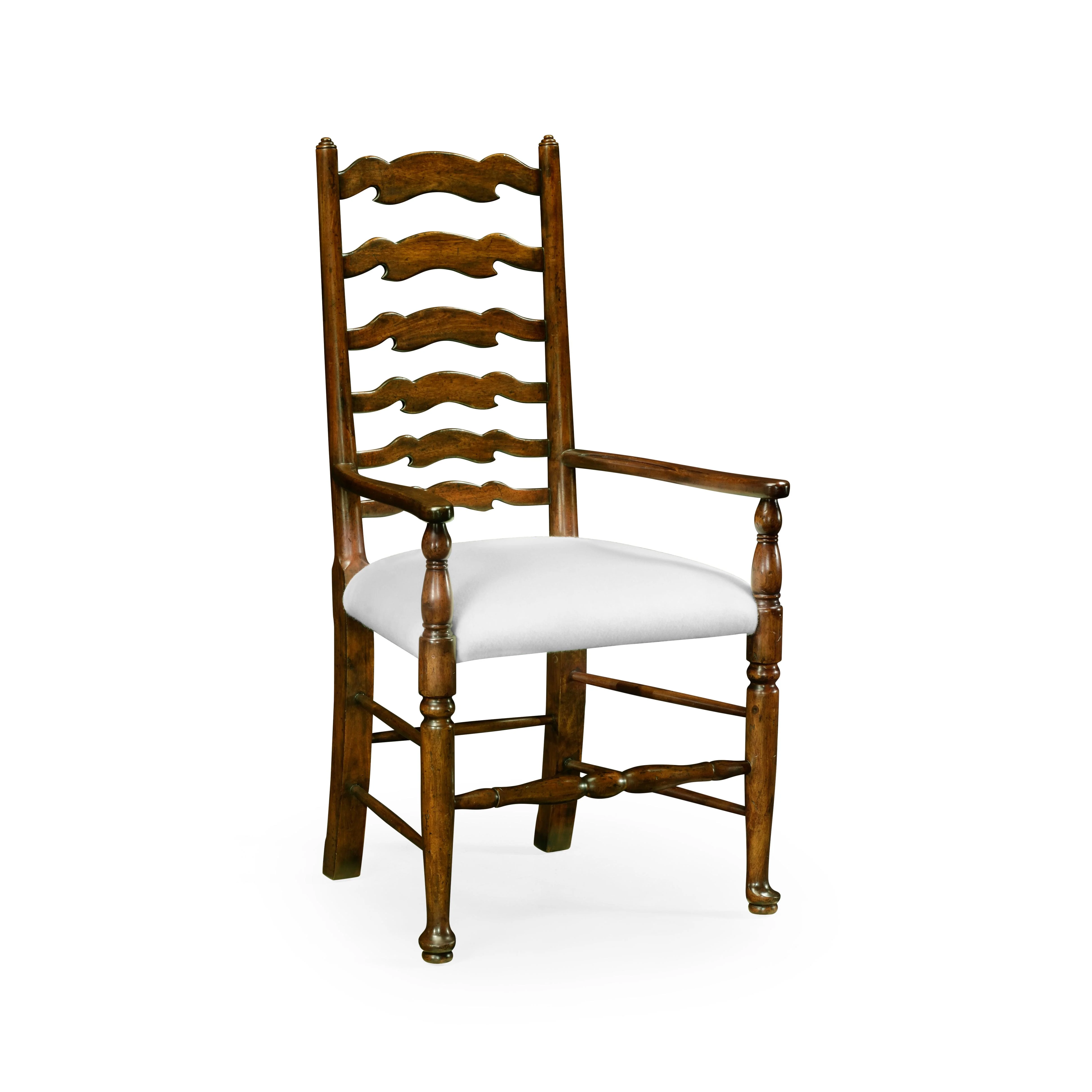 Casual Accents Country Walnut Ladderback Chair - Frankwebs