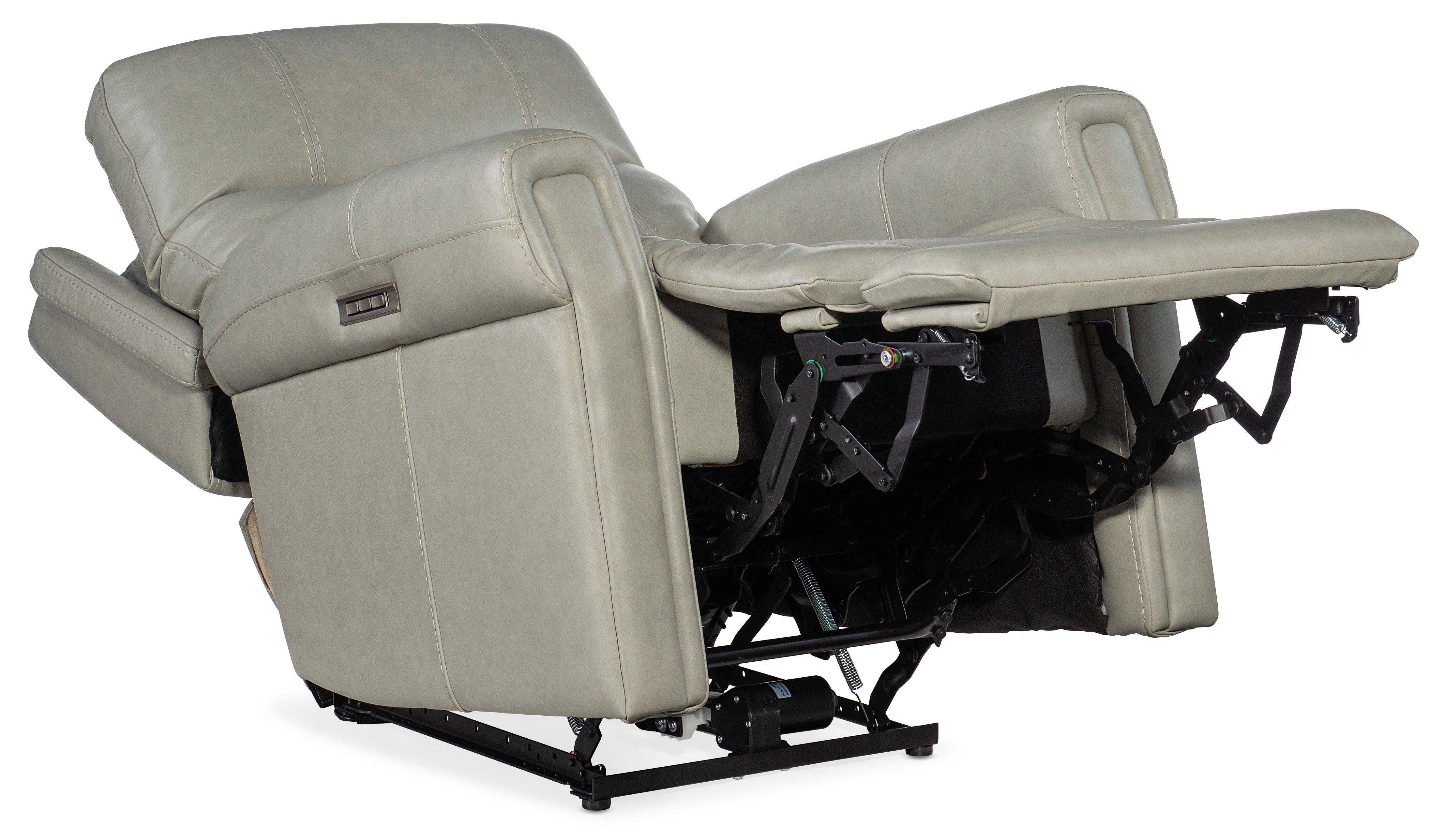Carroll Power Recliner with Power Headrest and Lumbar - Frankwebs