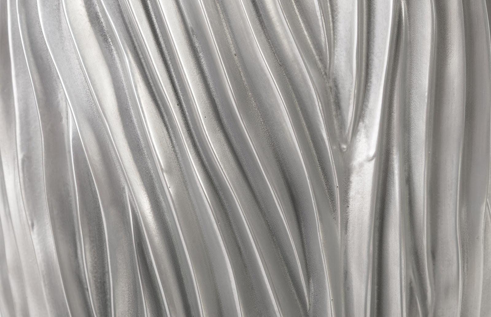 Alon Planter, Polished Aluminium - Frankwebs