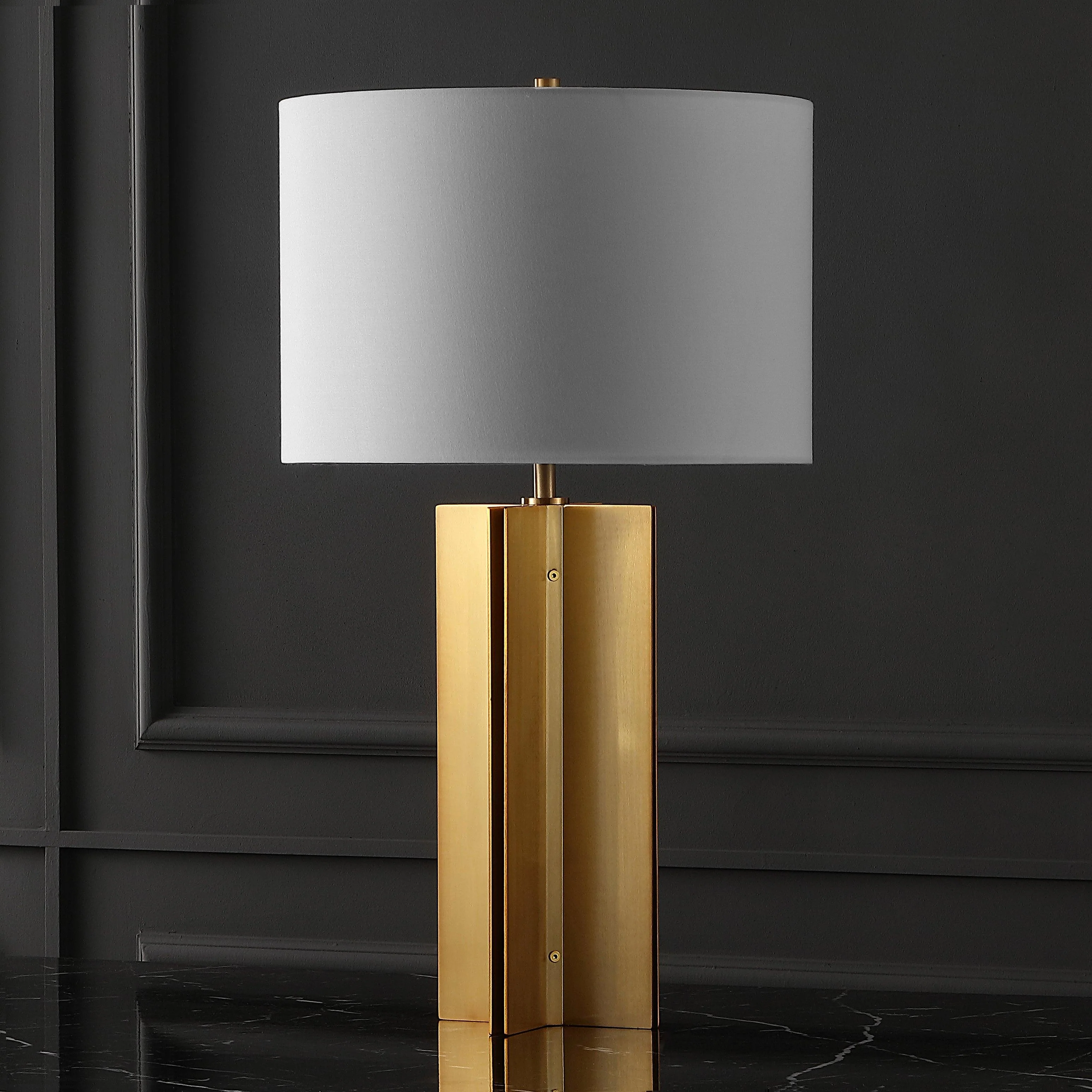 ROLLINS SQUARE METAL TABLE LAMP - Frankwebs