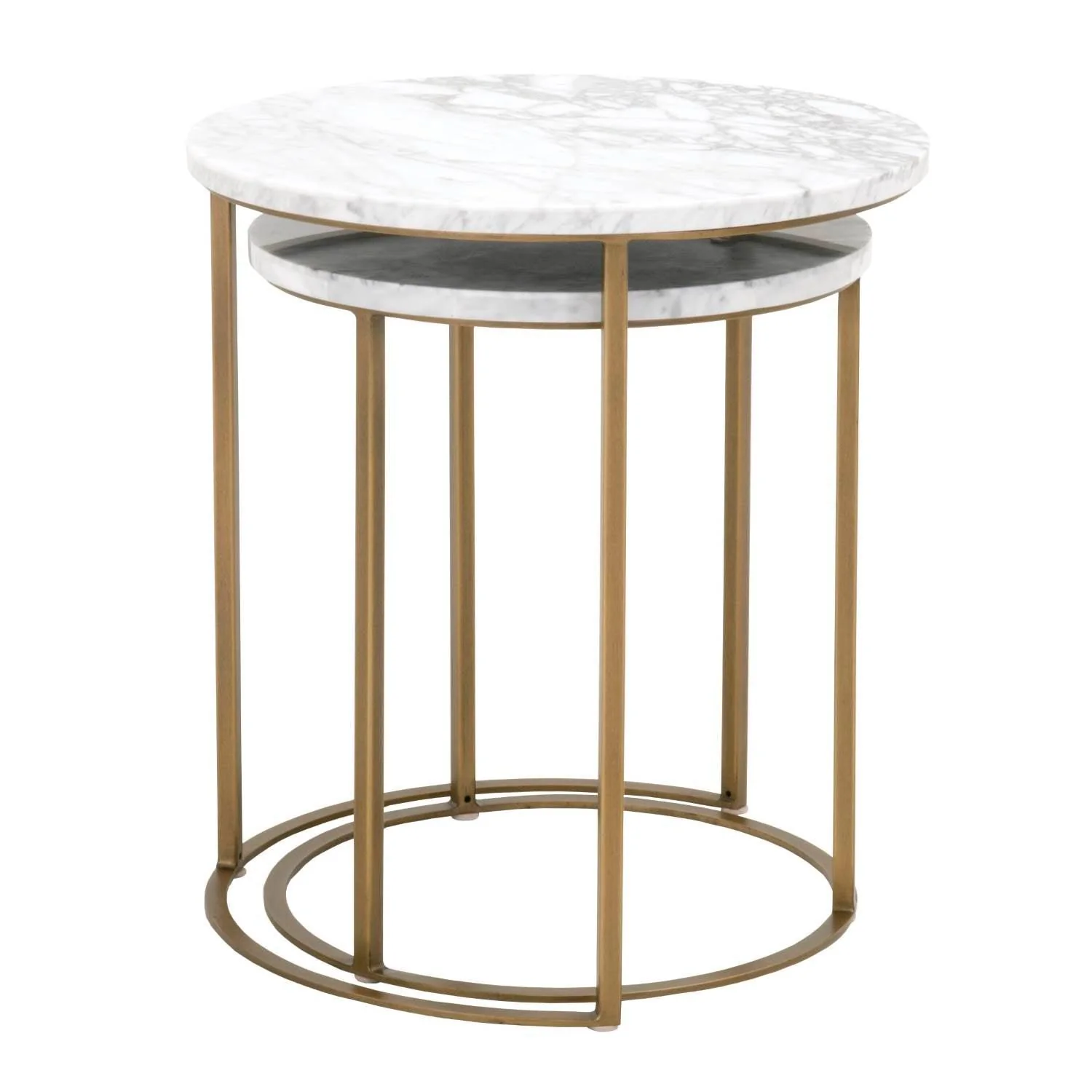 Carrera Round Nesting Accent Table - Frankwebs