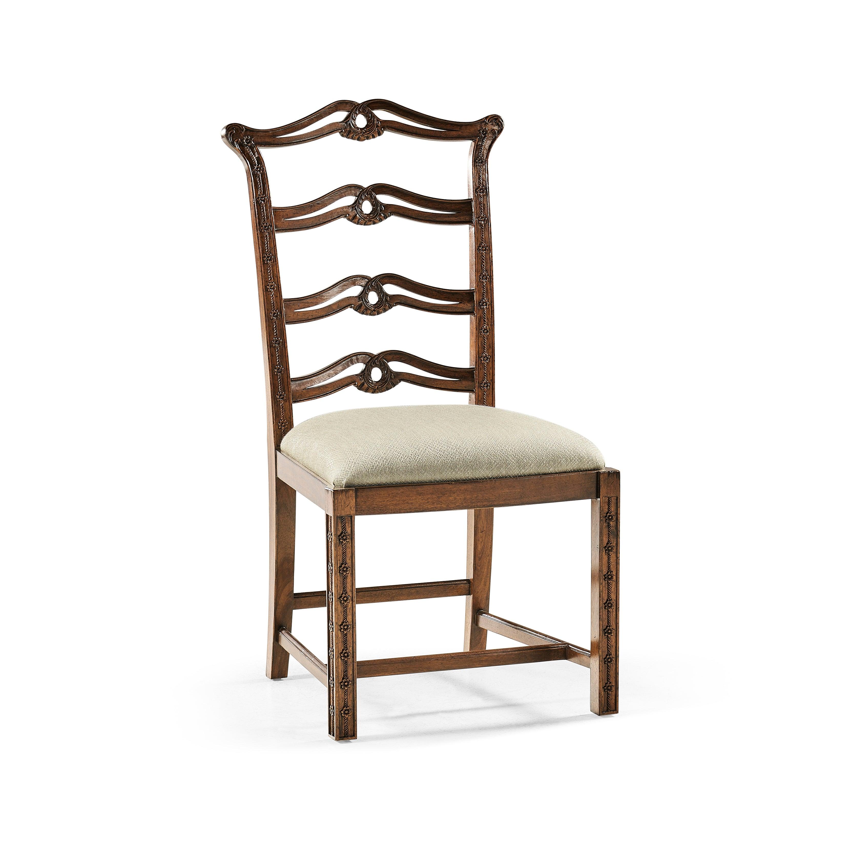 Buckingham Chippendale Pierced Back Dining Side Chair - Frankwebs