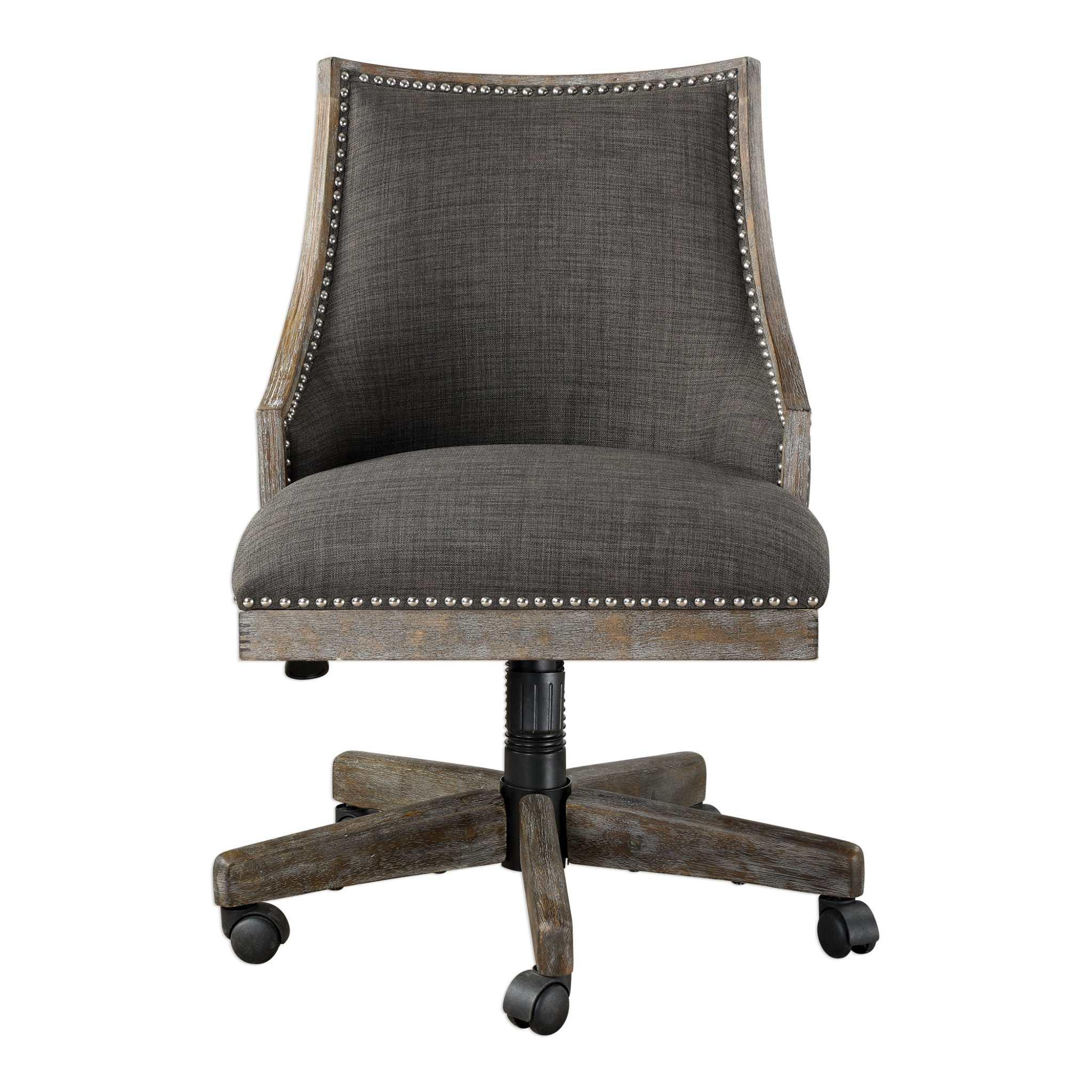 AIDRIAN CHARCOAL DESK CHAIR - Frankwebs