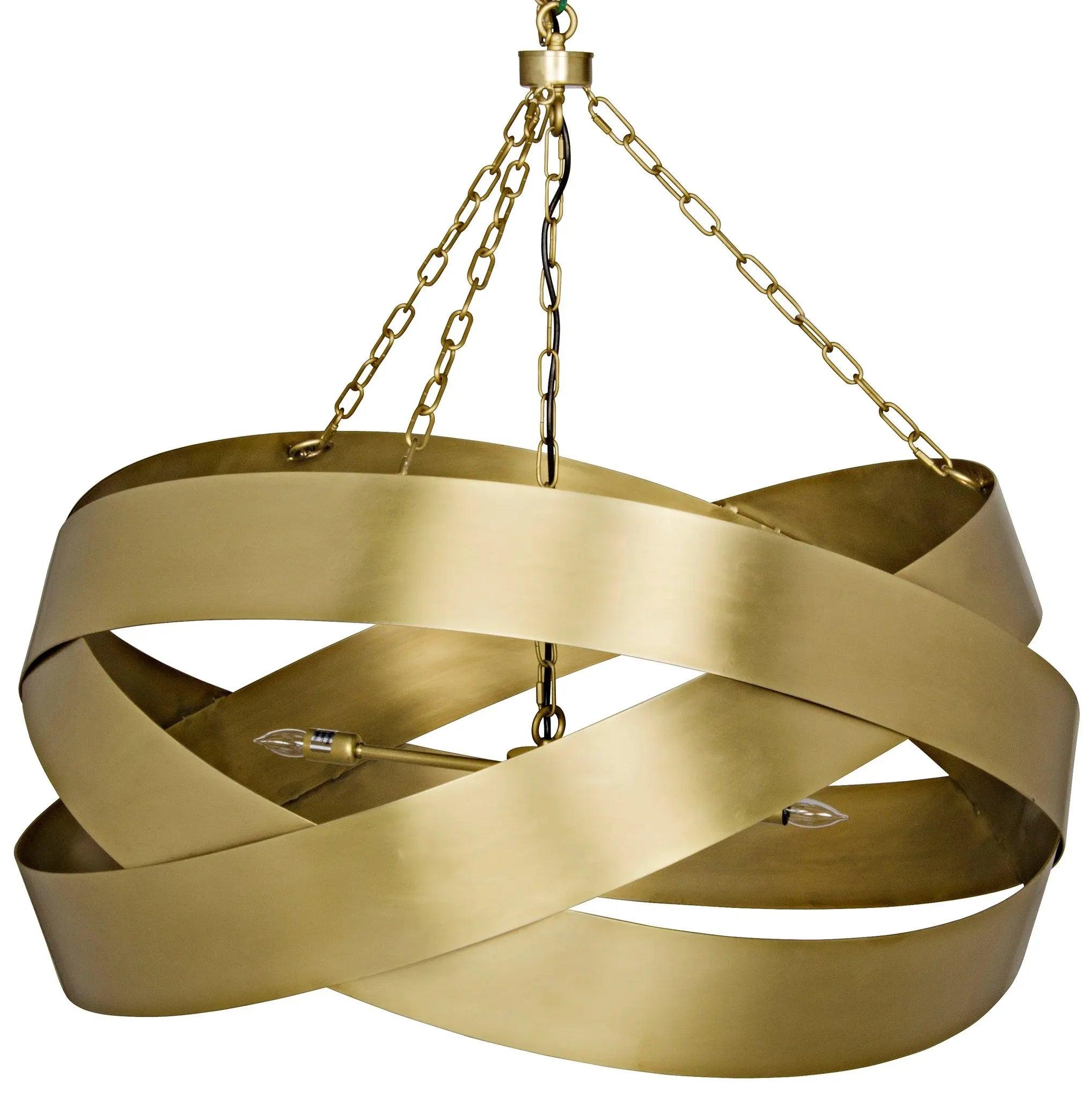 Orion Pendant, Metal with Brass Finish - Frankwebs