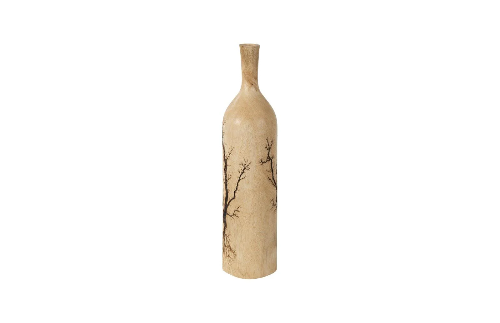 Lightning Bottle, Mango Wood, Long Neck - Frankwebs