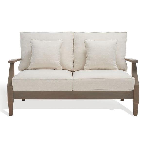 MARTINIQUE WOOD PATIO LOVESEAT - Frankwebs