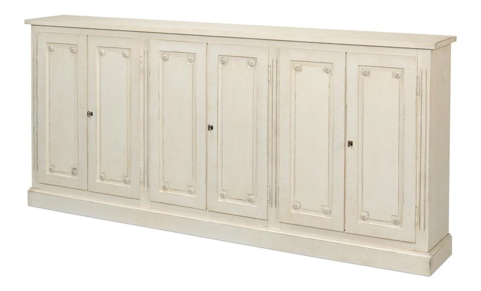 Bellagio Sideboard 96 - White/White - Frankwebs