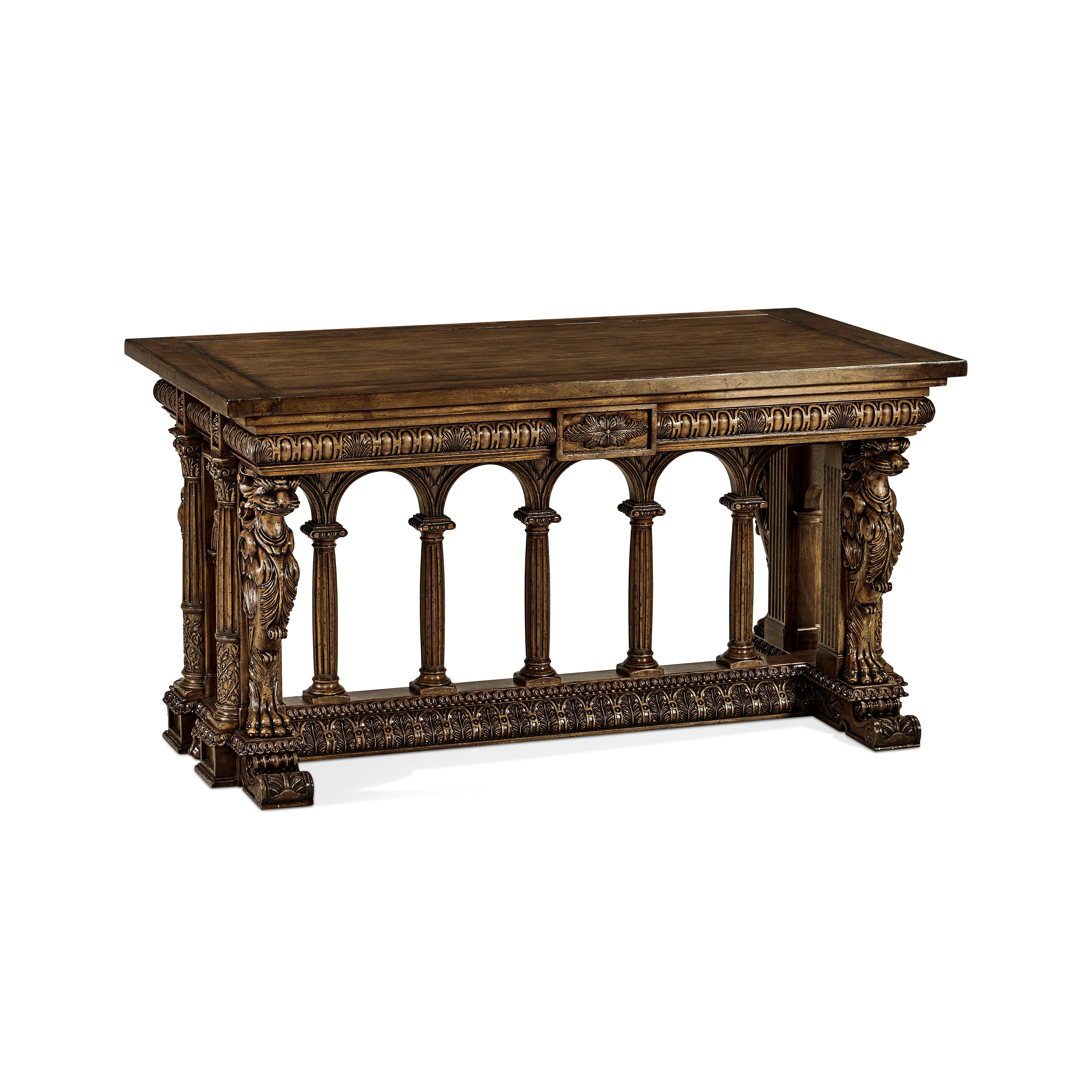 Tribeca French Renaissance Style Library Table - Frankwebs