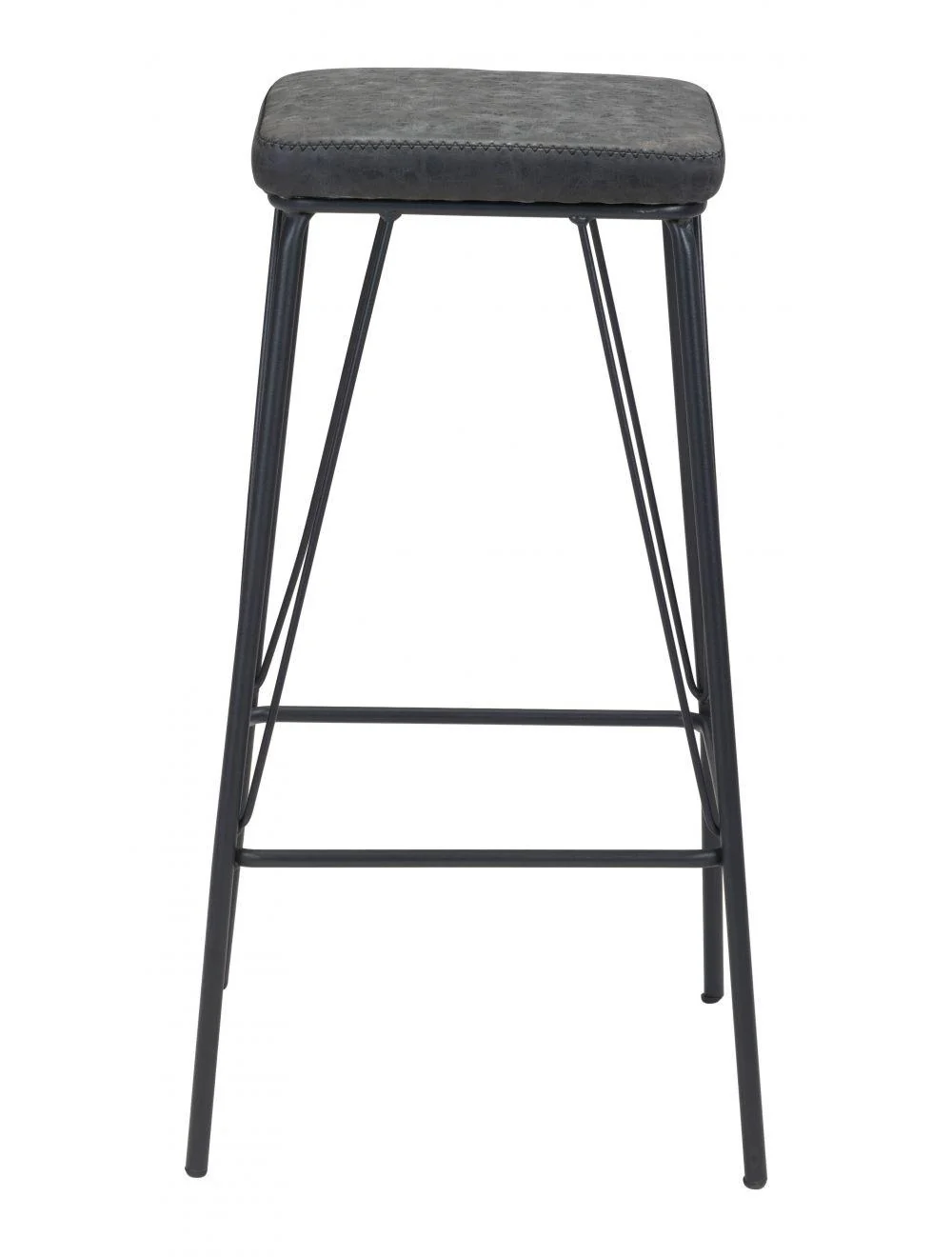 Samuel Counter Stool (Set of 2) Vintage Black - Frankwebs