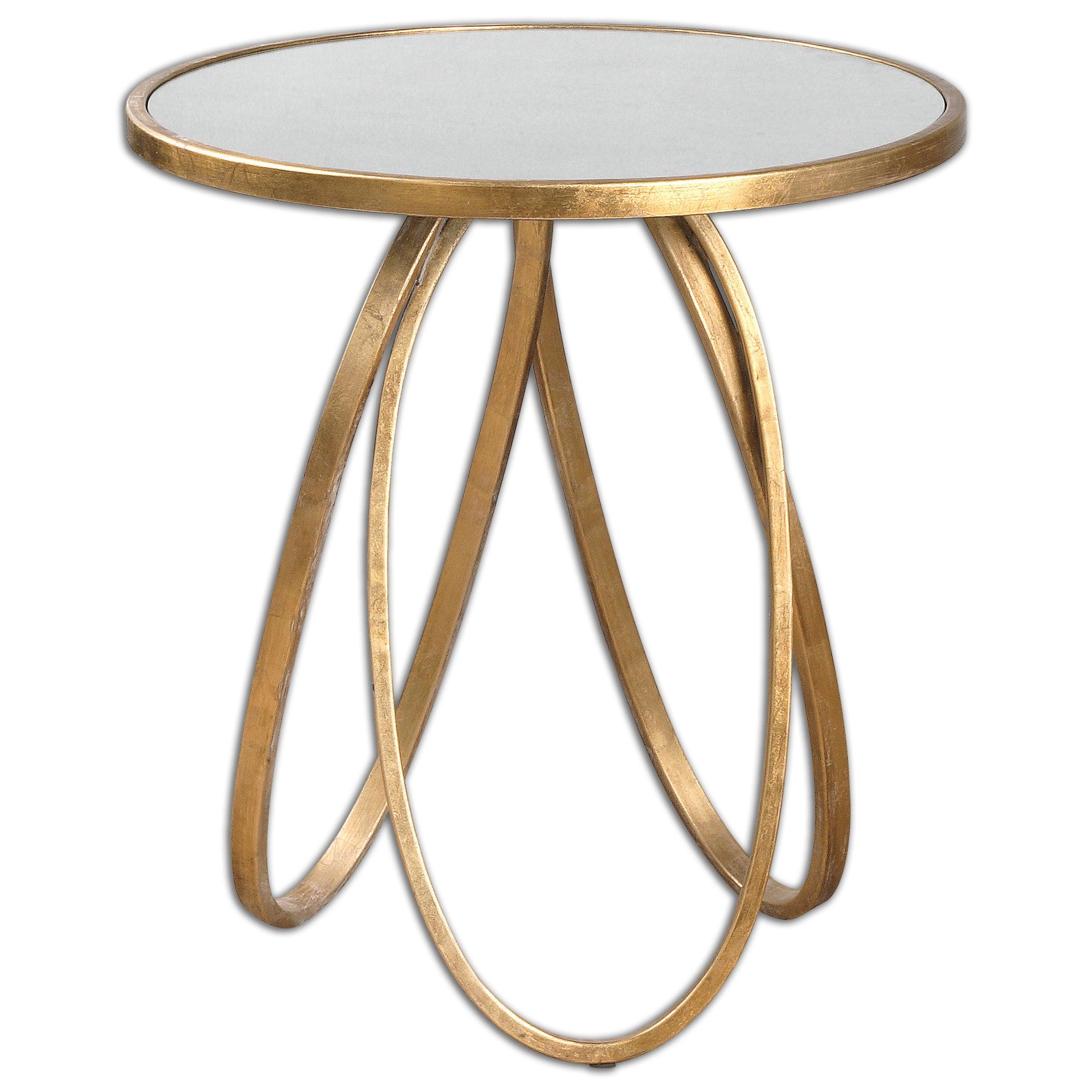 Montrez Gold Side Table - Frankwebs