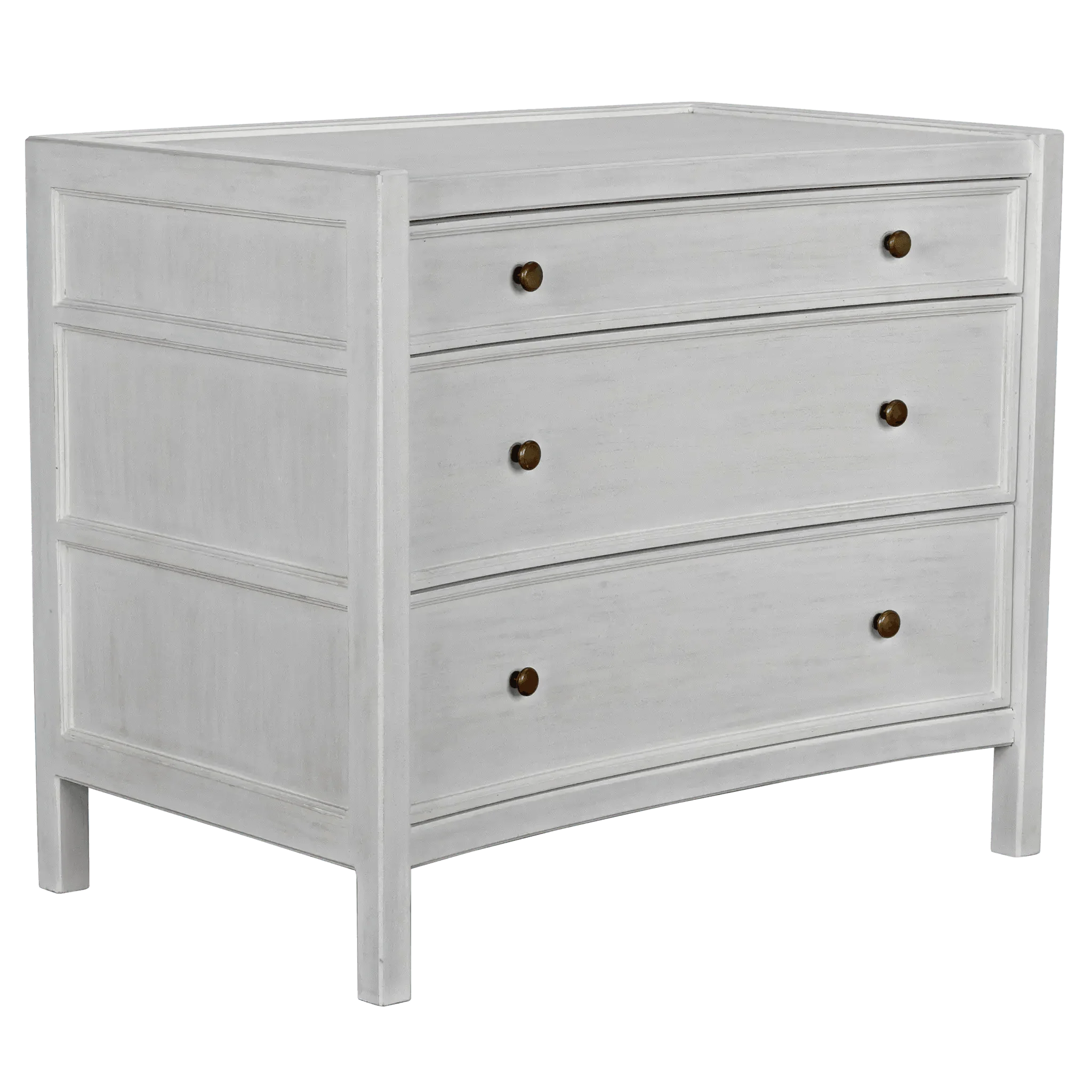 Hampton Side Table,White Wash - Frankwebs