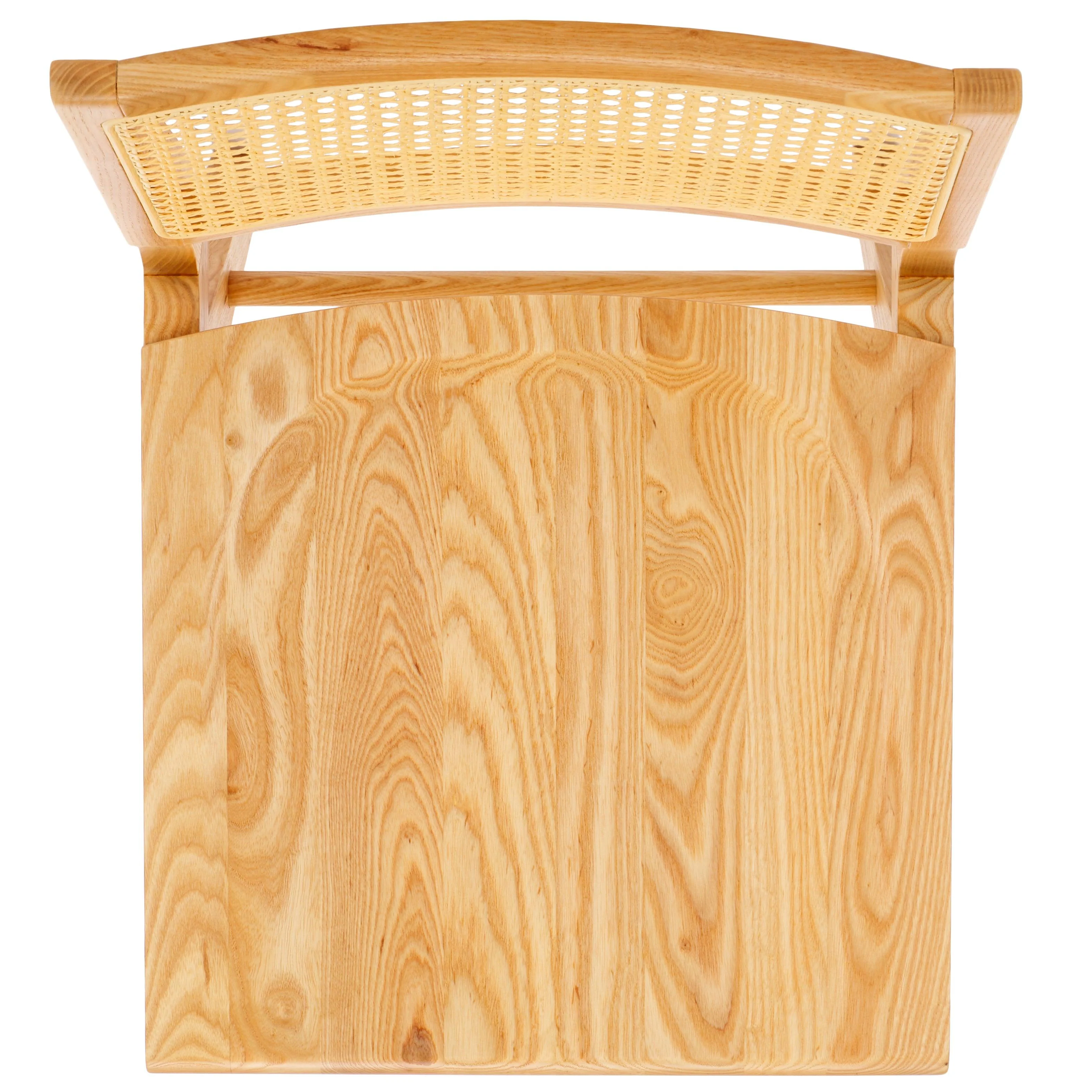 HATTIE FRENCH CANE WOOD SEAT DINING CHAIR - Frankwebs