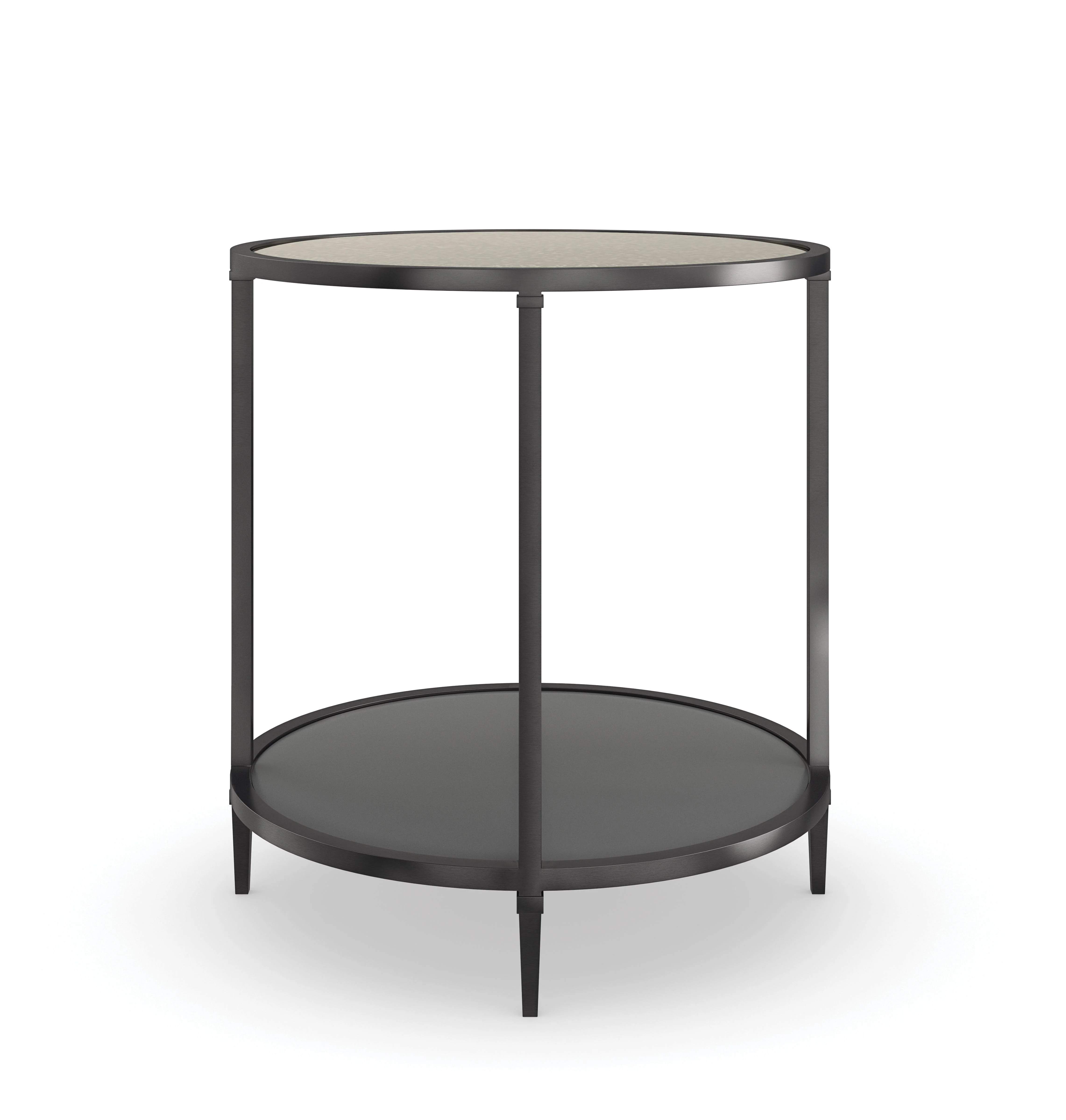 Classic Smoulder Round End Table - Frankwebs