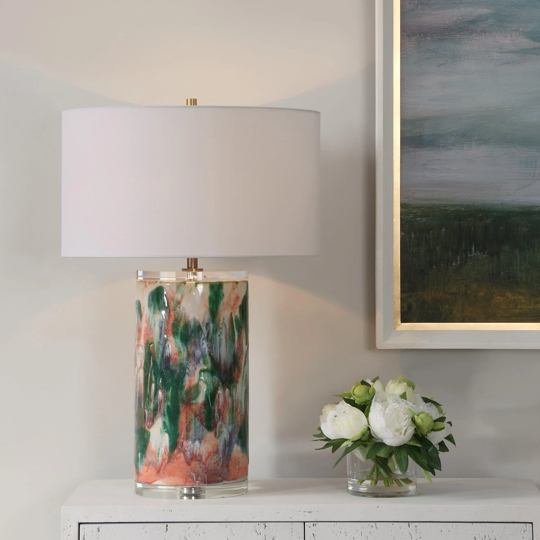 Verdant Multi-Colored Table Lamp - Frankwebs