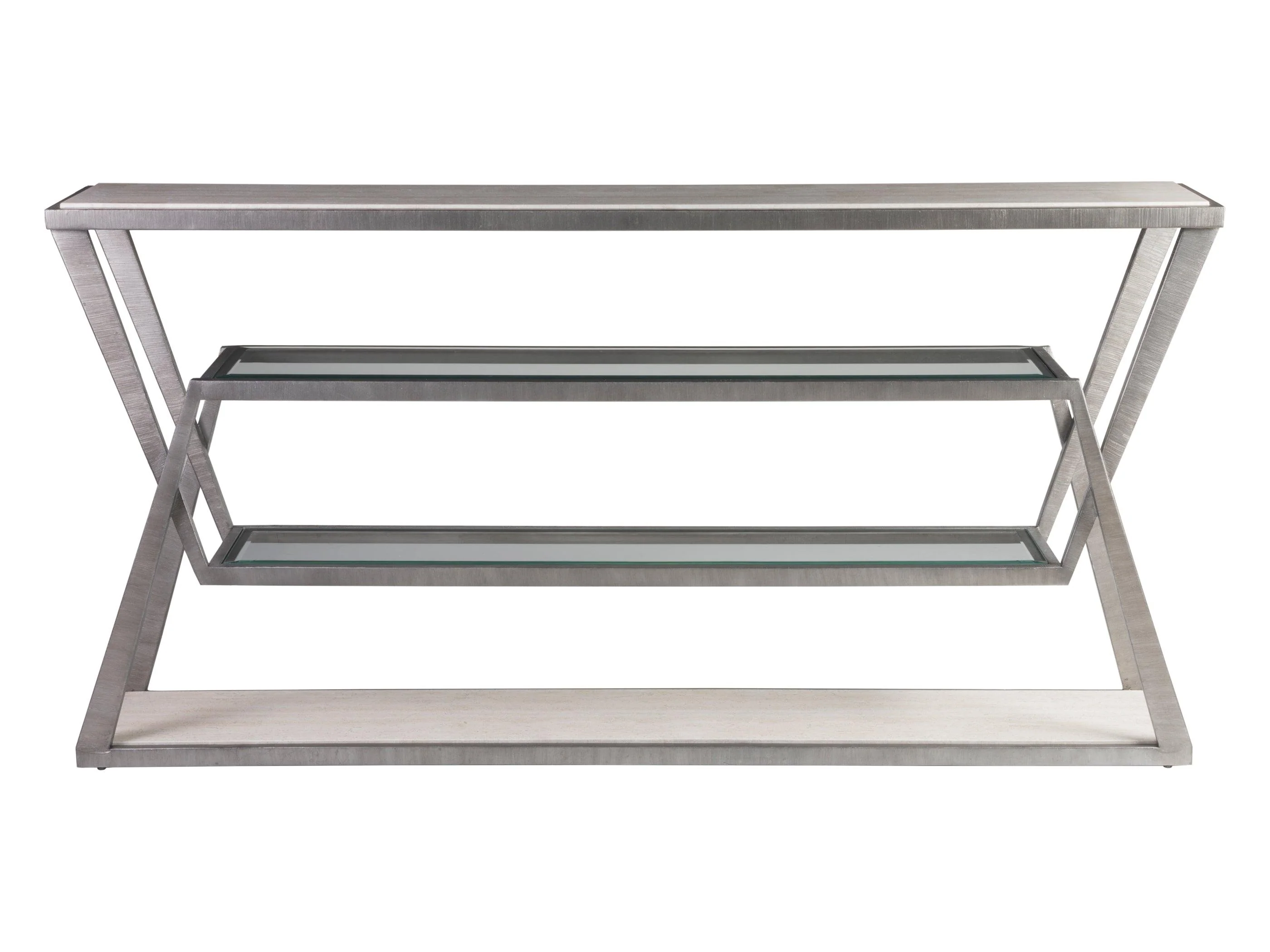 Signature Designs Adamo Silver Gray Console - Frankwebs