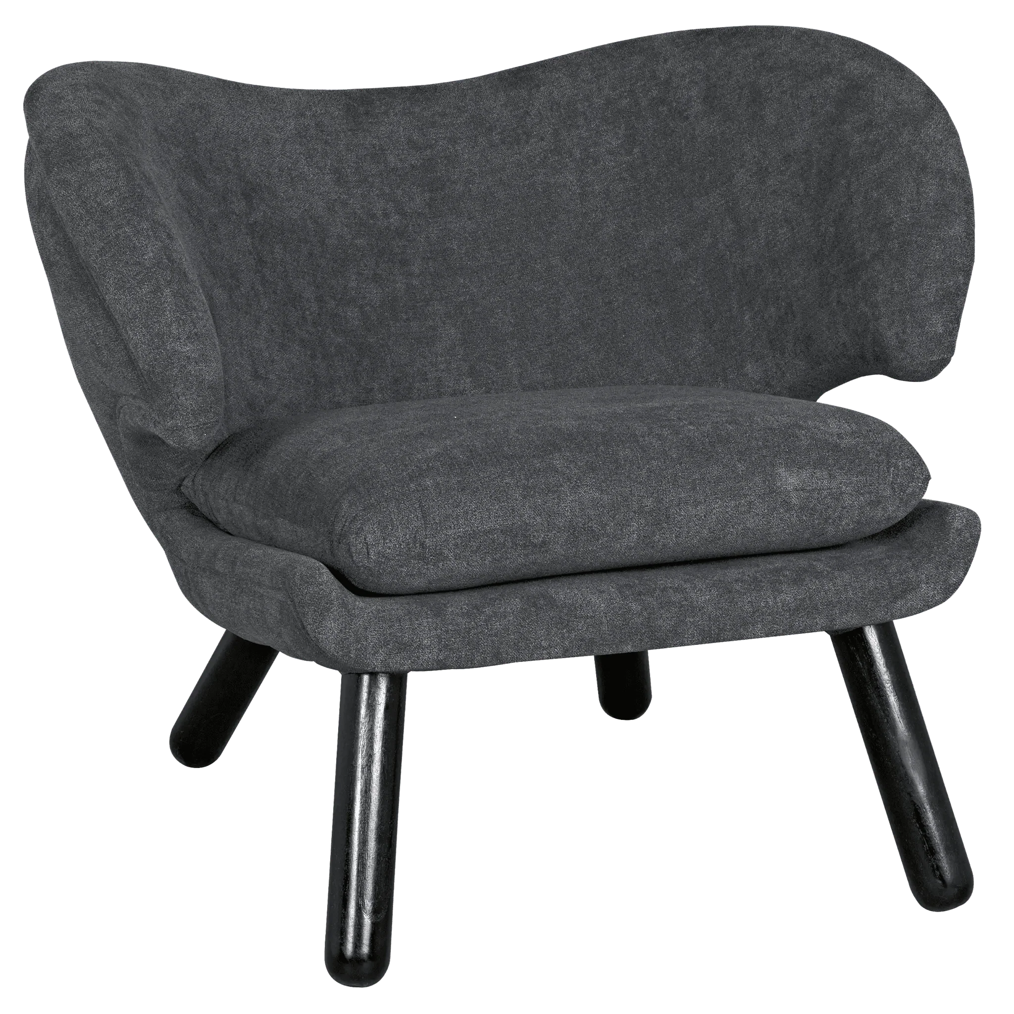 Valerie Chair with Grey Fabric - Frankwebs