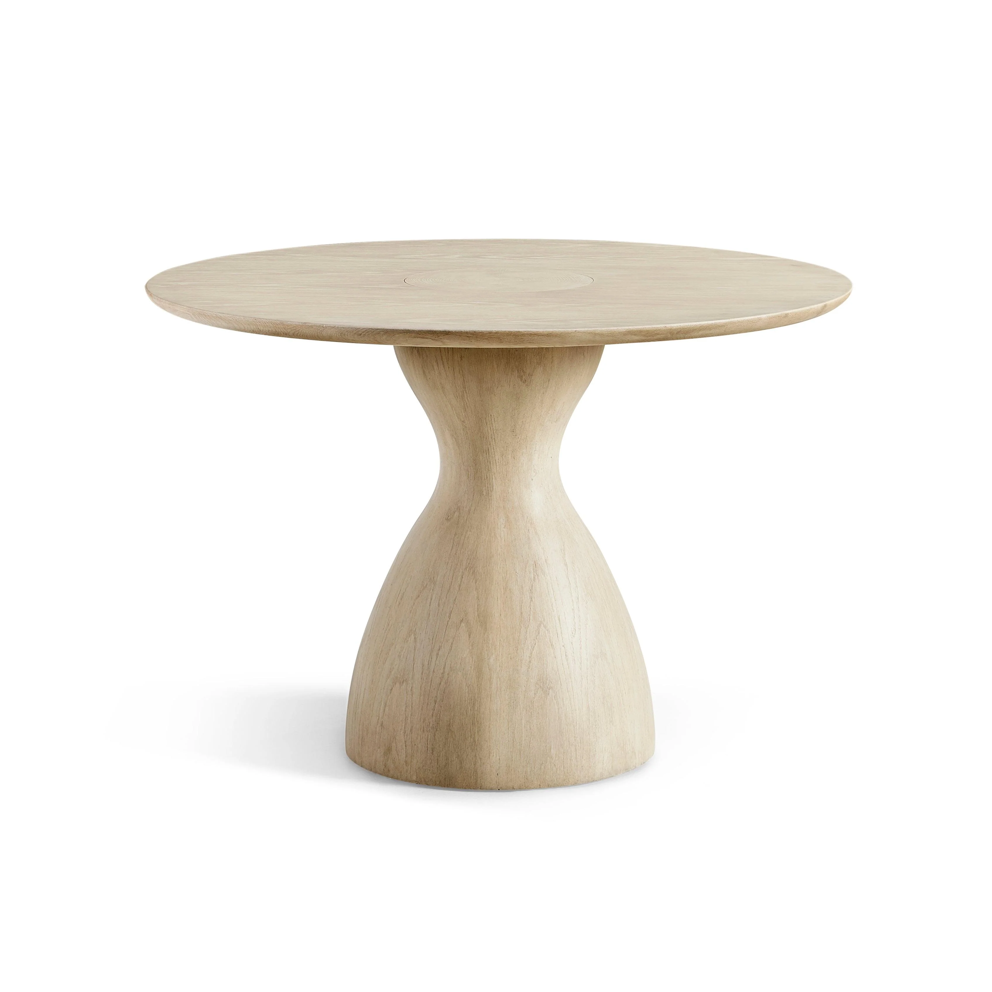 Water Seamount Oak Pedestal Table - Frankwebs