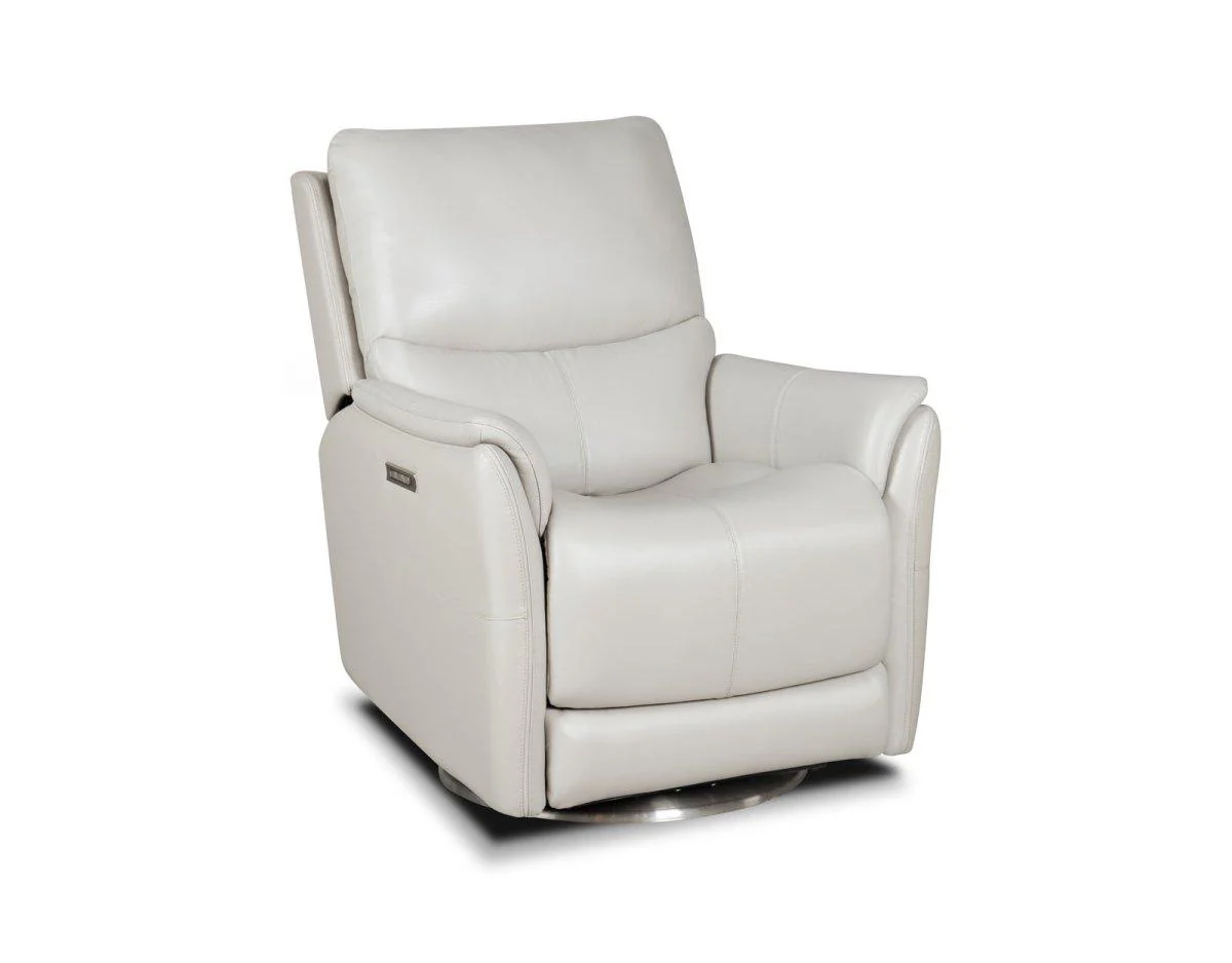 Salem Swivel Recliner w/Power Recliner - Frankwebs