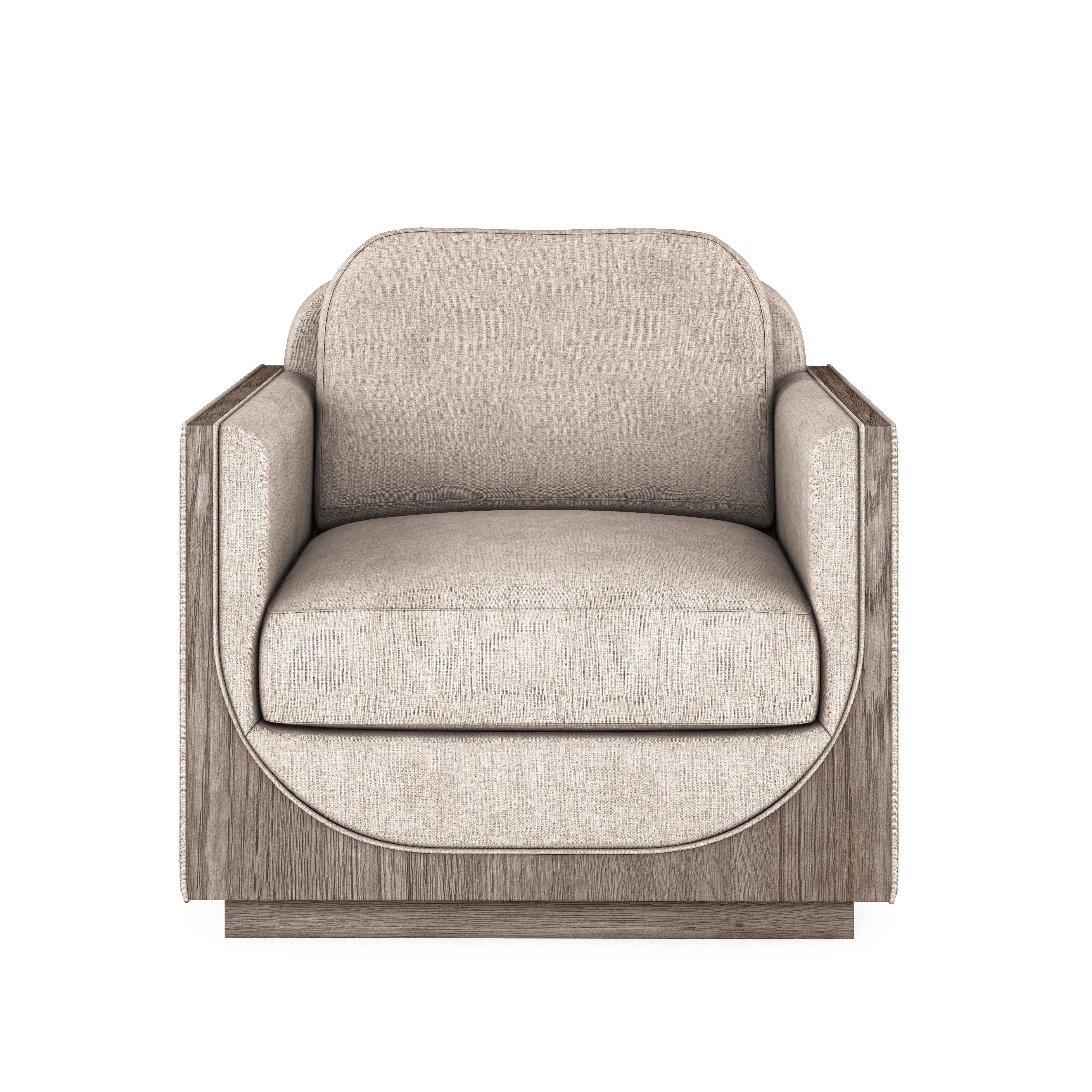 Bastion Lounge Chair, H-Silver - Frankwebs