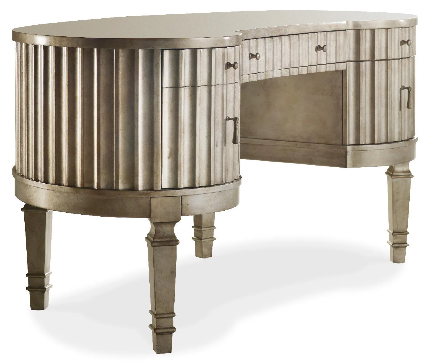 Melange Fluted Kidney Desk - Frankwebs