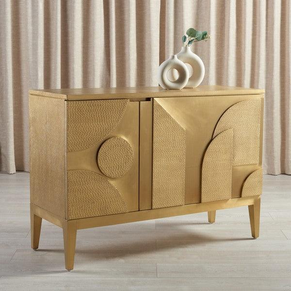 DORIELLE BRASS COVERED SIDEBOARD - Frankwebs