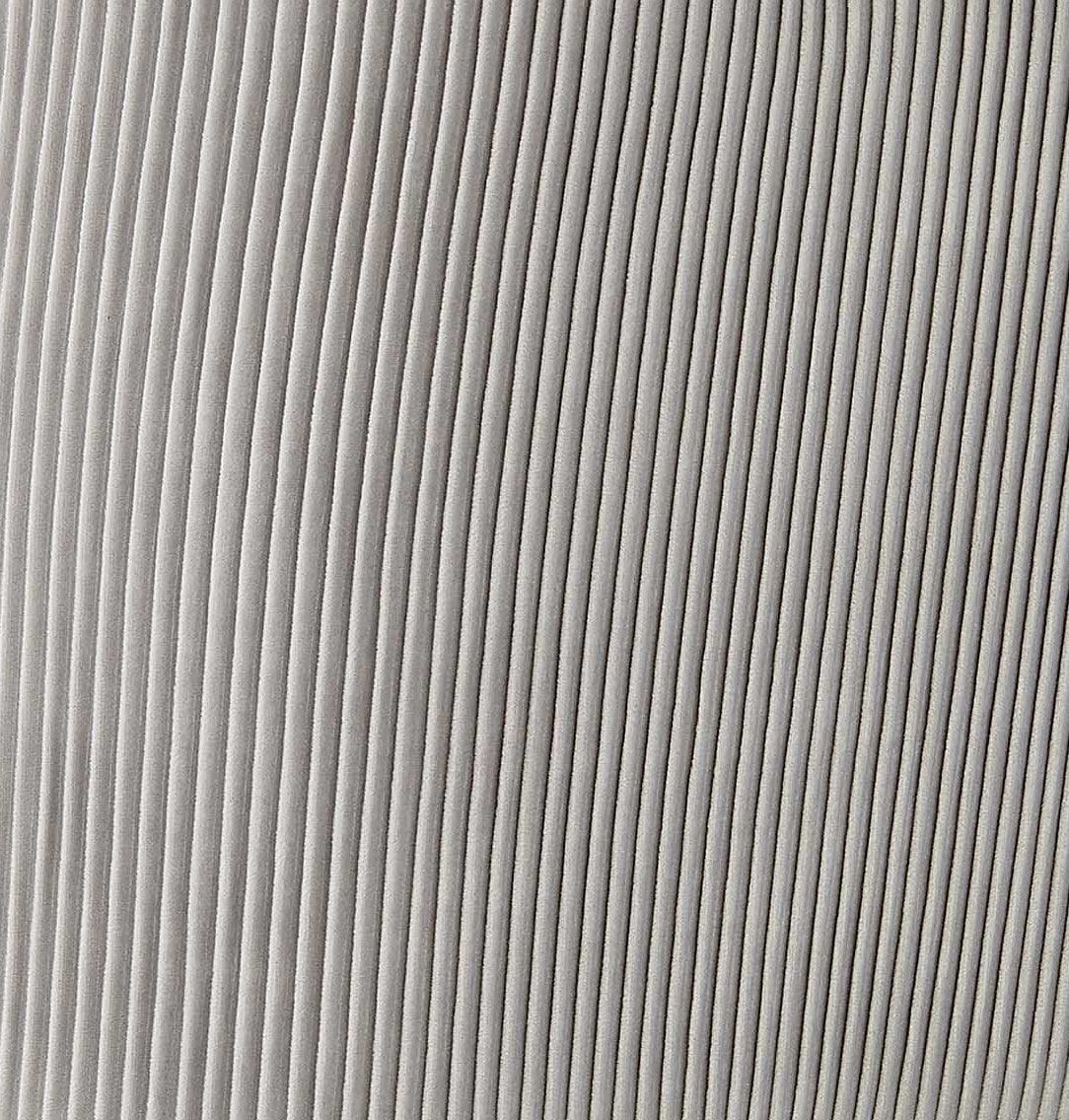 Beatrix Pleated Light Grey Velvet Side Chair - Frankwebs