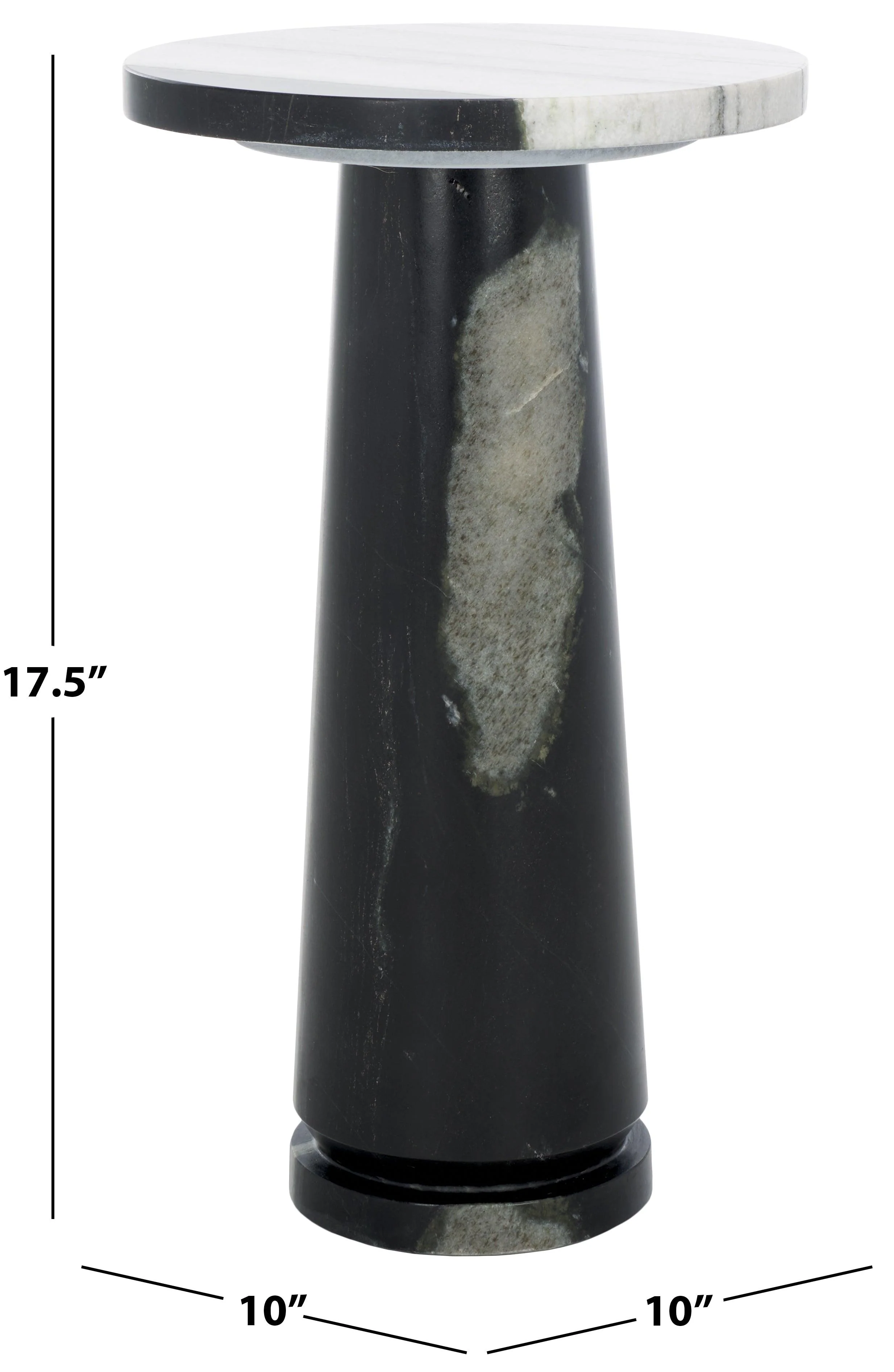 VALENTIA ROUND MARBLE ACCENT TABLE - Frankwebs