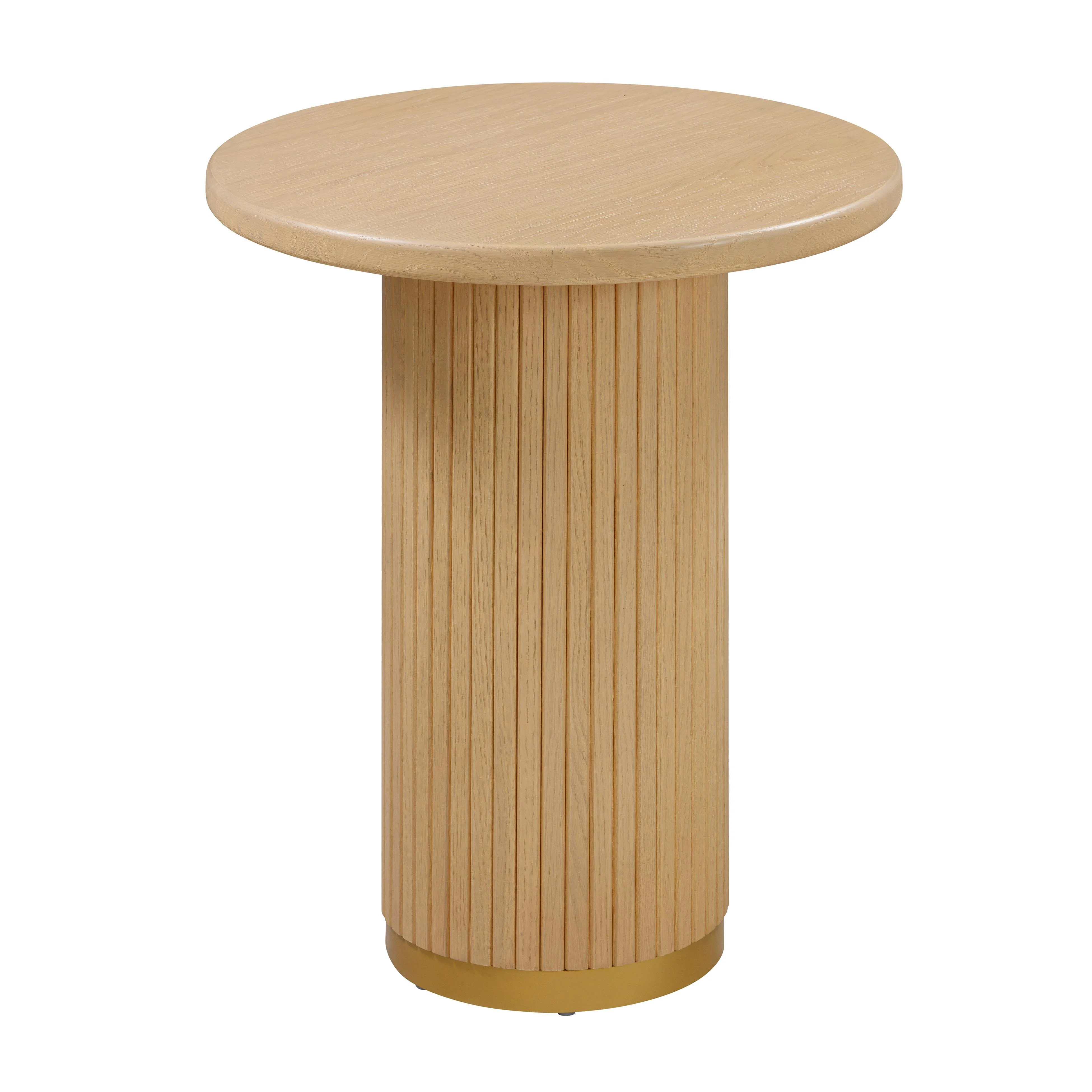 Chelsea Natural Oak Wood Entry Table - Frankwebs