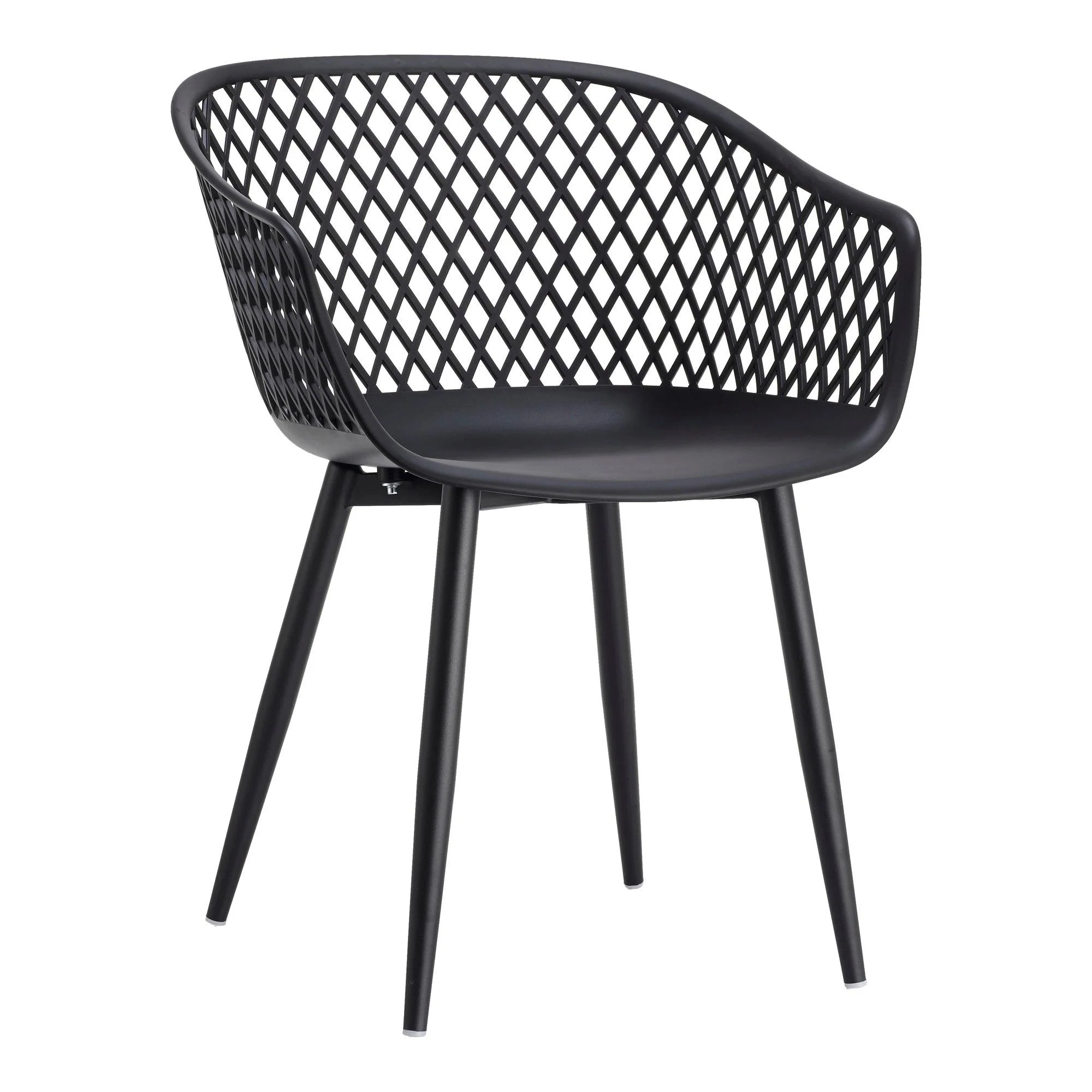 Piazza Outdoor Chair Black - Set Of Two - Frankwebs