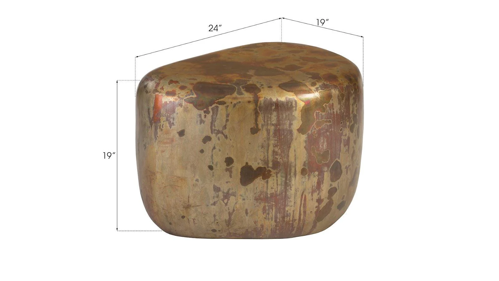 Wedge End Table, Posh Finish - Frankwebs