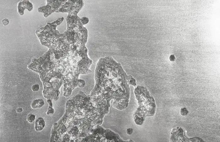 SPLOTCH DENSE SILVER WALL ART - Frankwebs