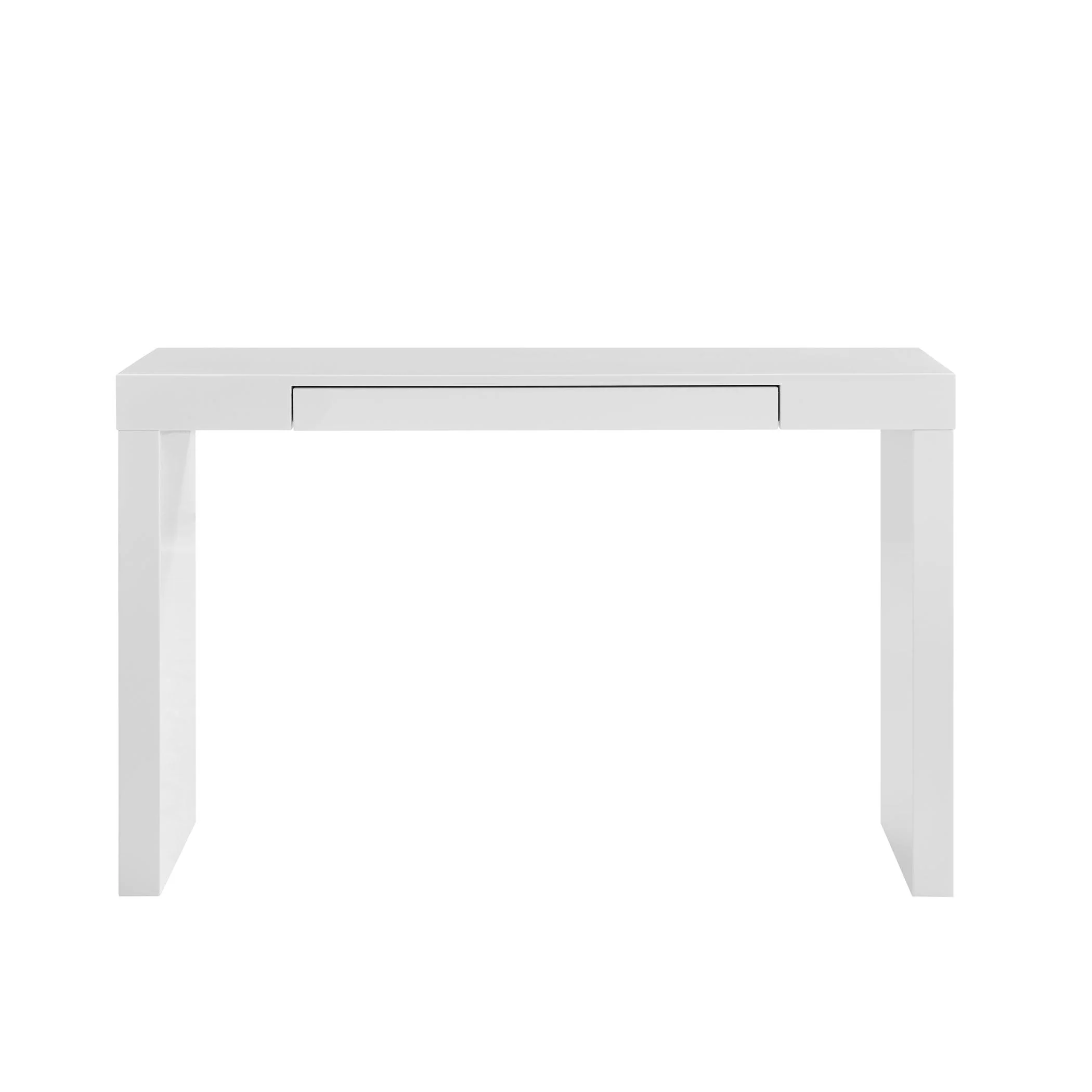 DONALD CONSOLE TABLE/DESK IN WHITE WITH ONE DRAWER - Frankwebs