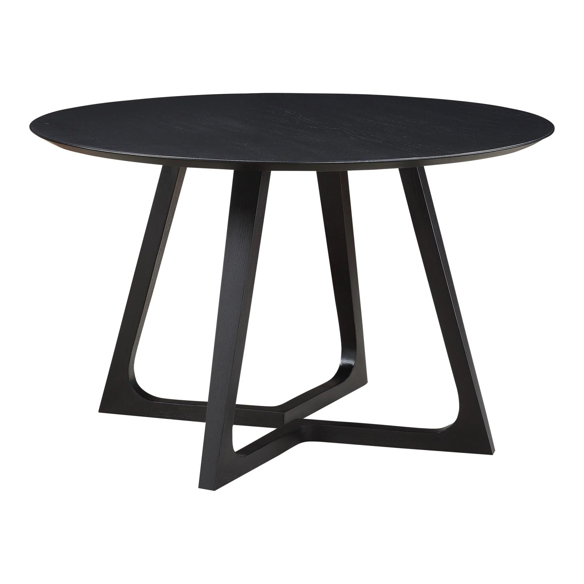 Godenza Dining Table Round Black Ash - Frankwebs