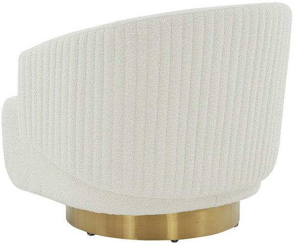 POLLYANNE BOUCLE SWIVEL ACCENT CHAIR - Frankwebs