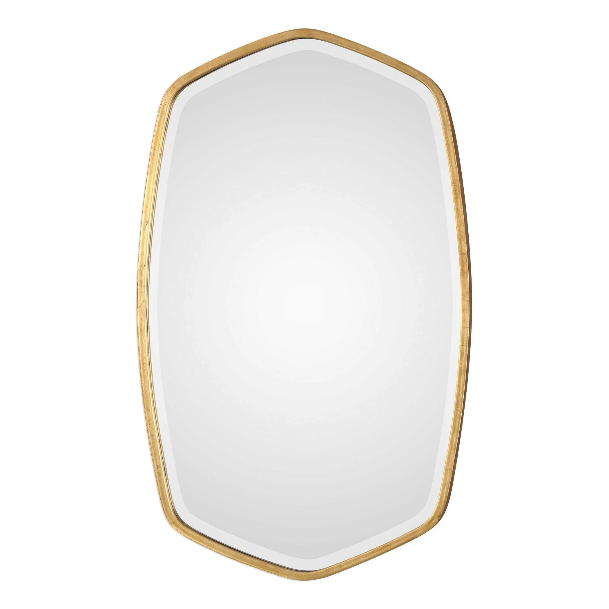 DURONIA ANTIQUED GOLD MIRROR - Frankwebs