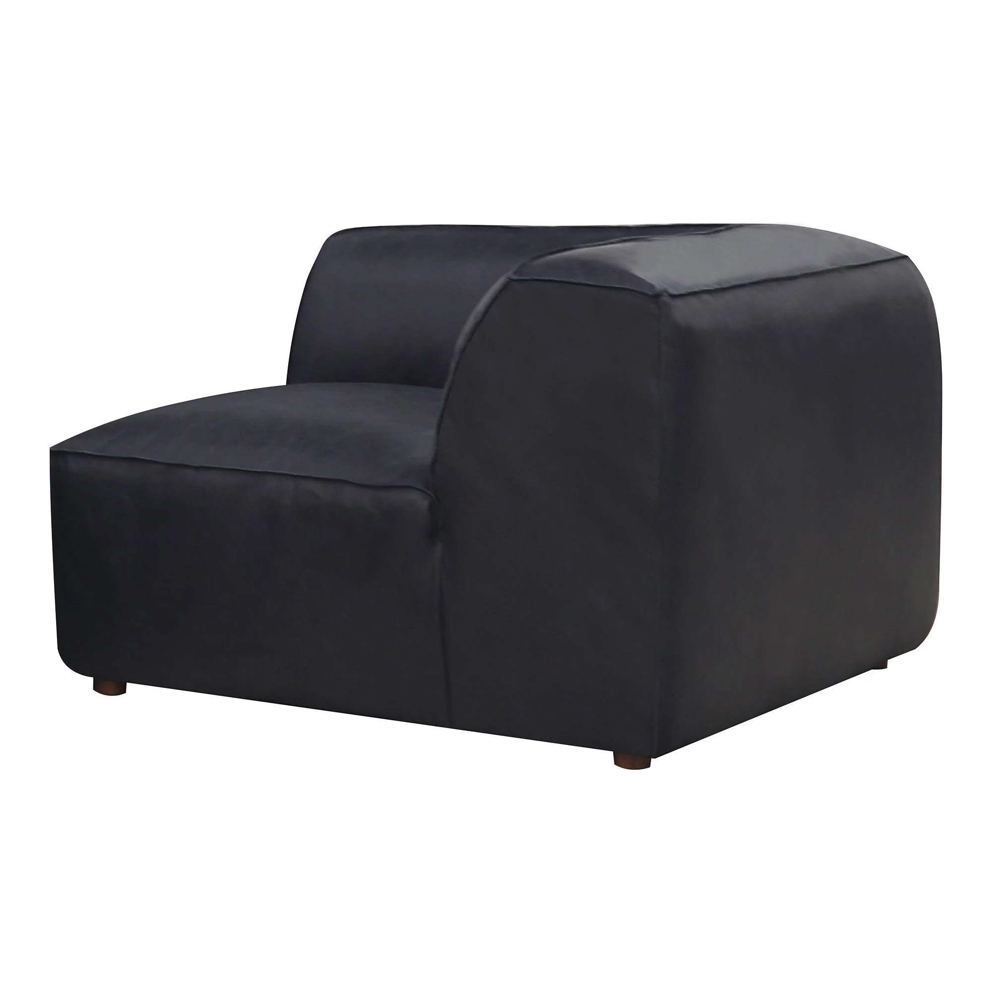Form Corner Chair Vantage Black Leather - Frankwebs