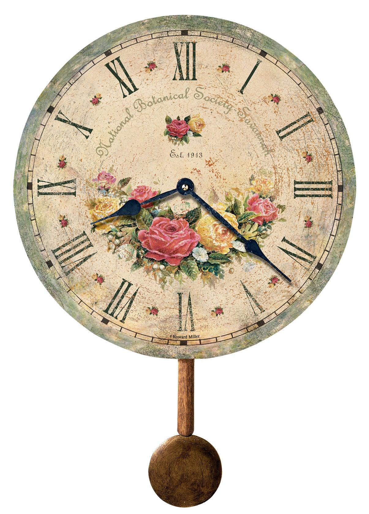 Savannah Botanical Society VI Wall Clock - Frankwebs