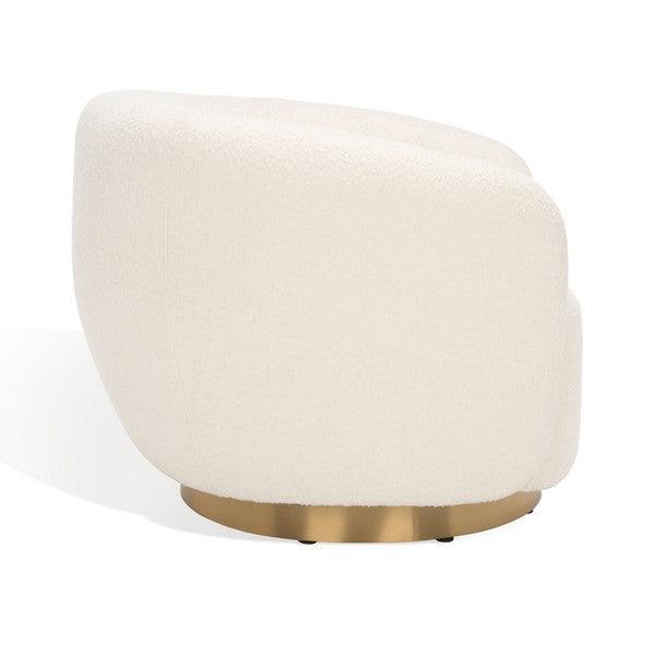 BERNARD BOUCLE SWIVEL ACCENT CHAIR - Frankwebs