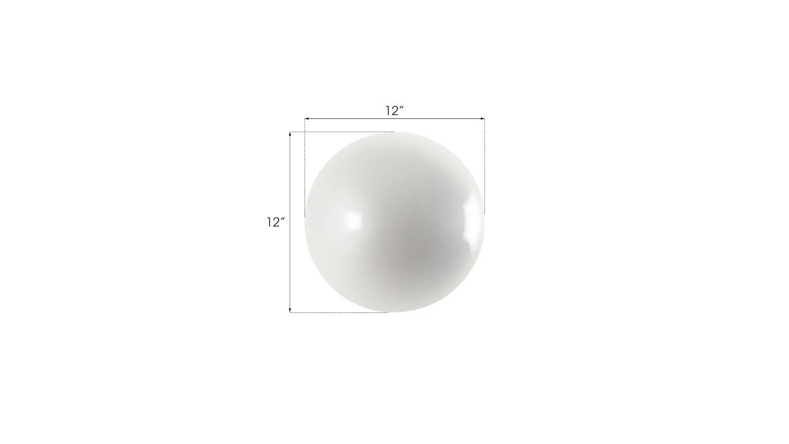 Ball on the Wall, Small, Pearl White - Frankwebs