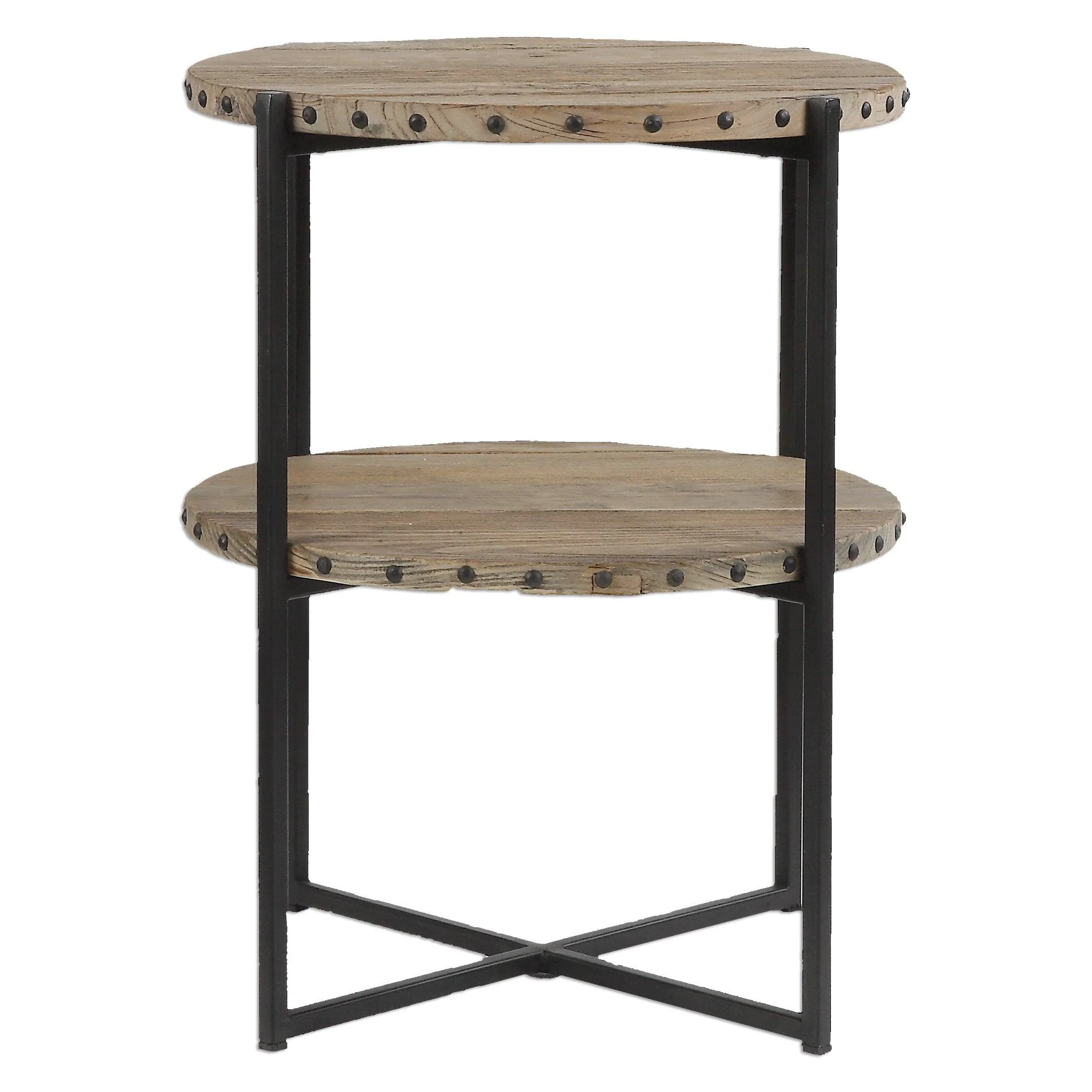 KAMAU ROUND ACCENT TABLE - Frankwebs